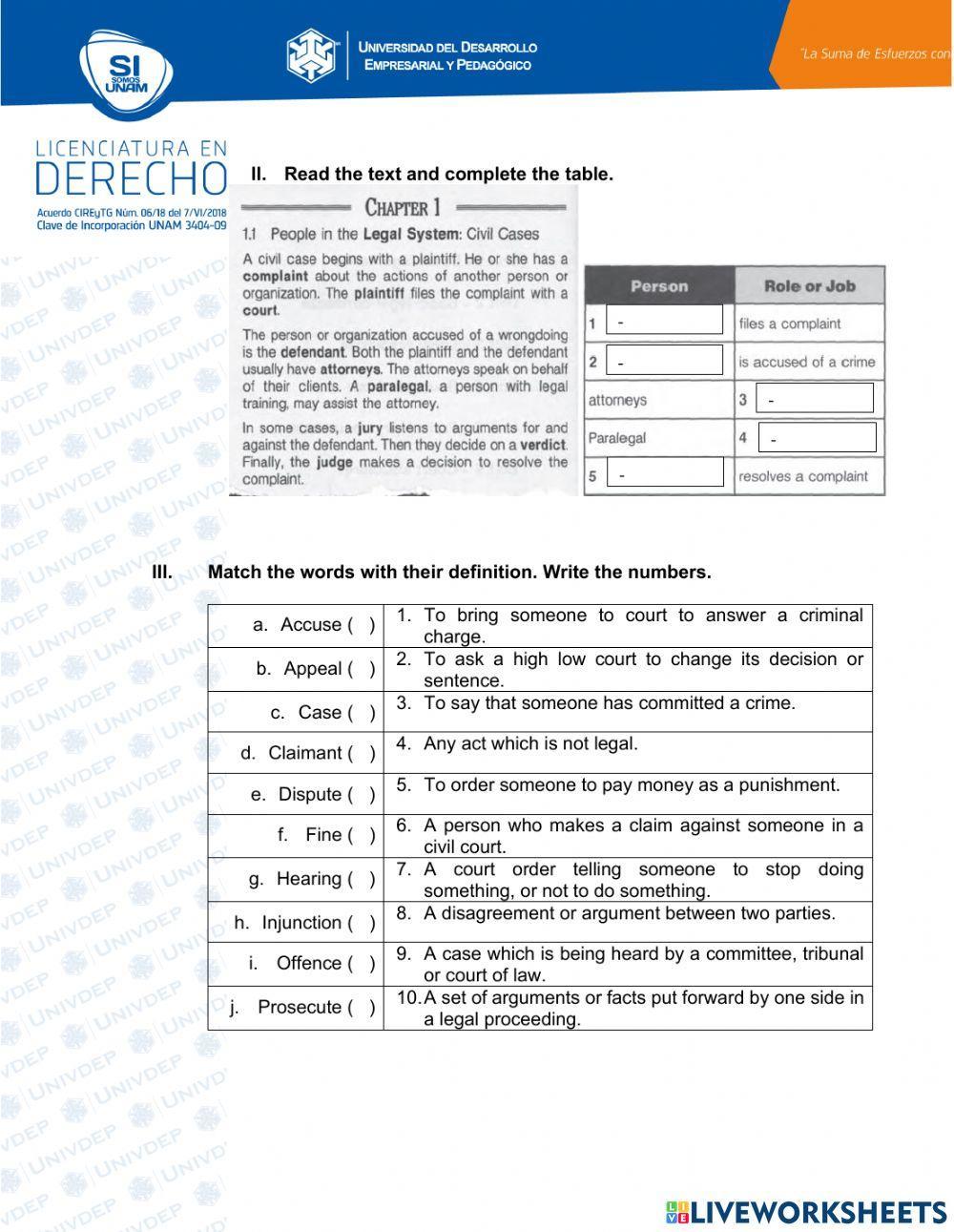 Examen Extraordinario - English Law