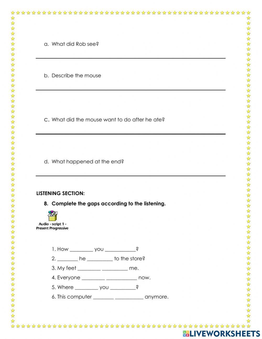 Diagnostico Ingles 6to