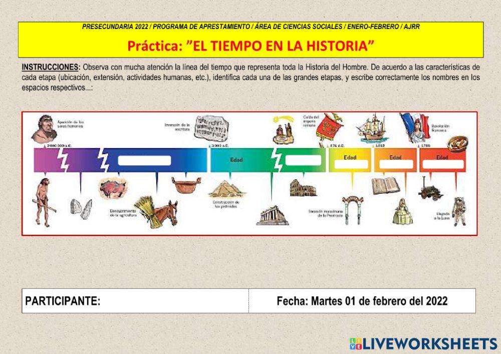 El tiempo en la historia