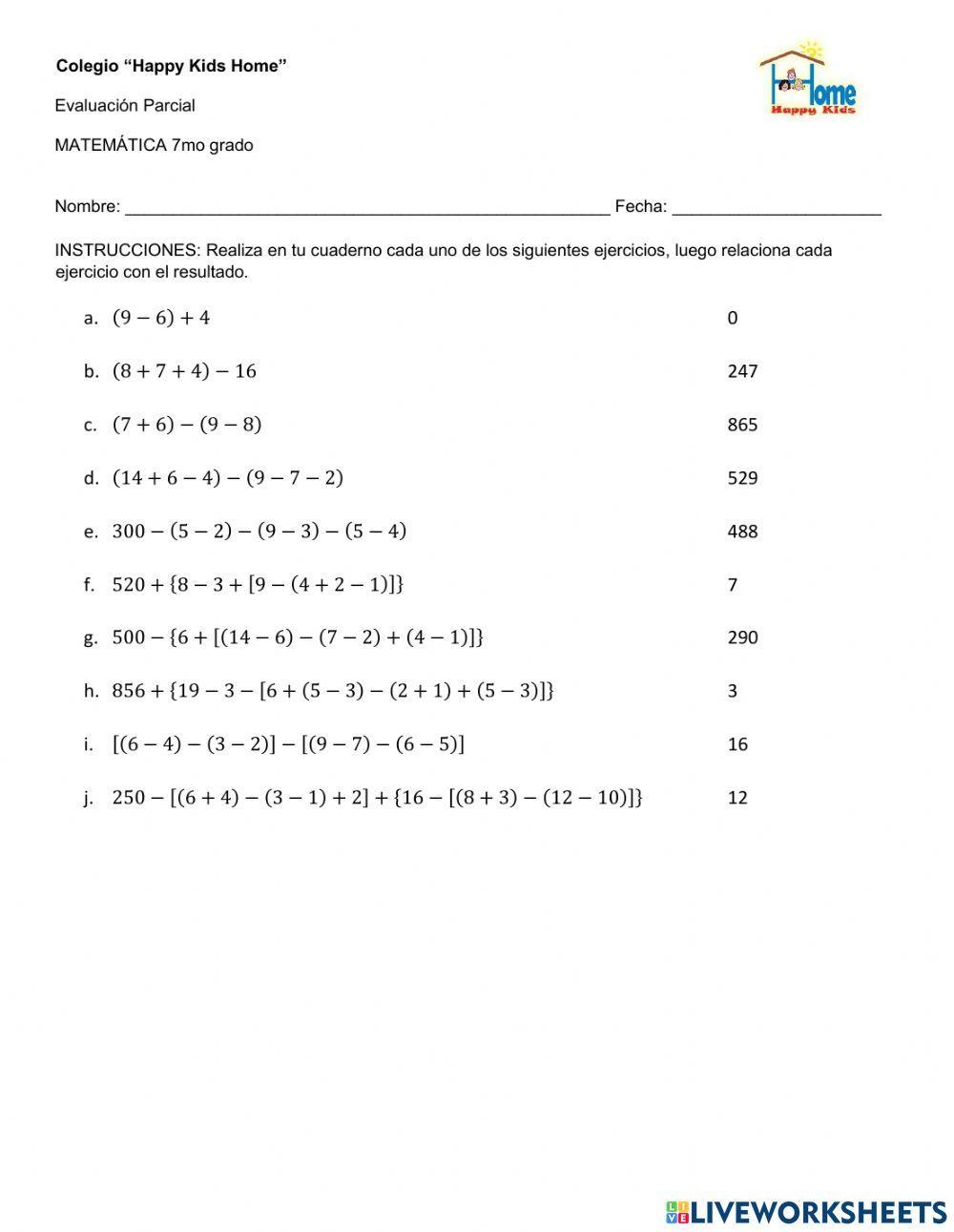 Taller Suma y Resta de Enteros - Dibujo | PDF | Crecimiento personal y  profesional, image size:1000x1291