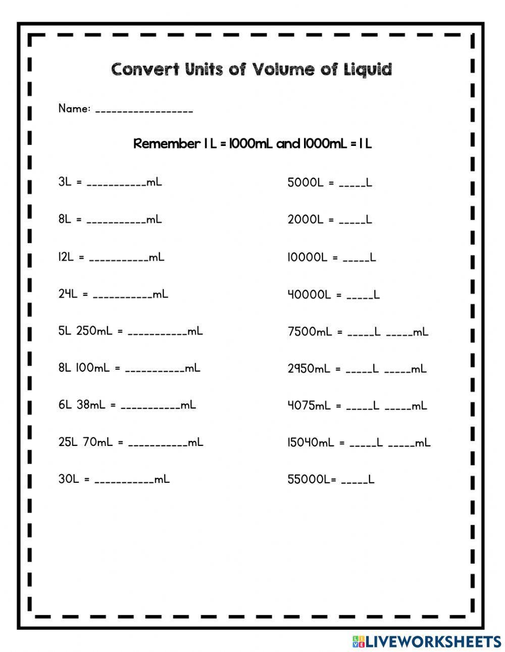 Converting units of volume offer www pinnaxis