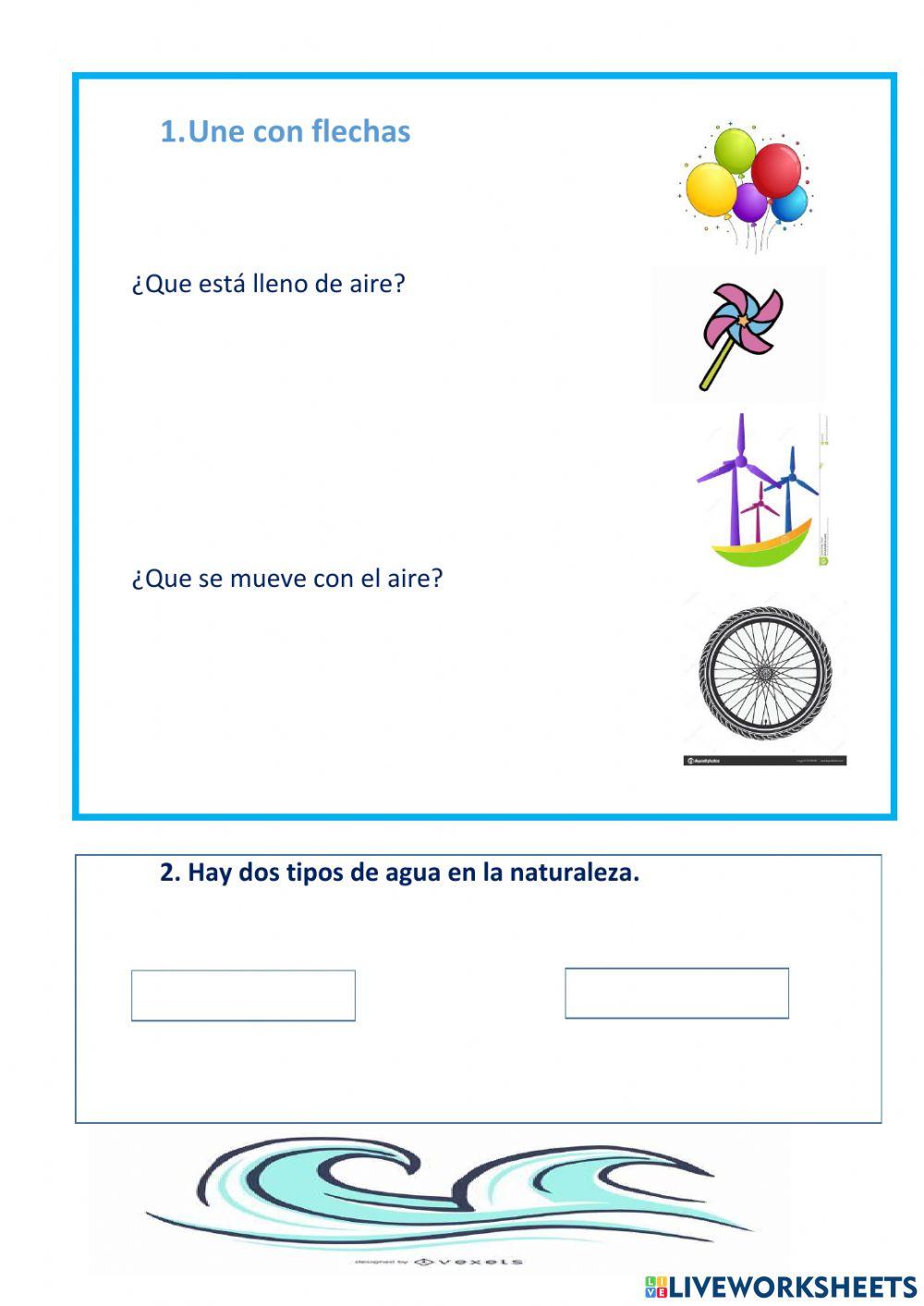 Como es el aire y el agua