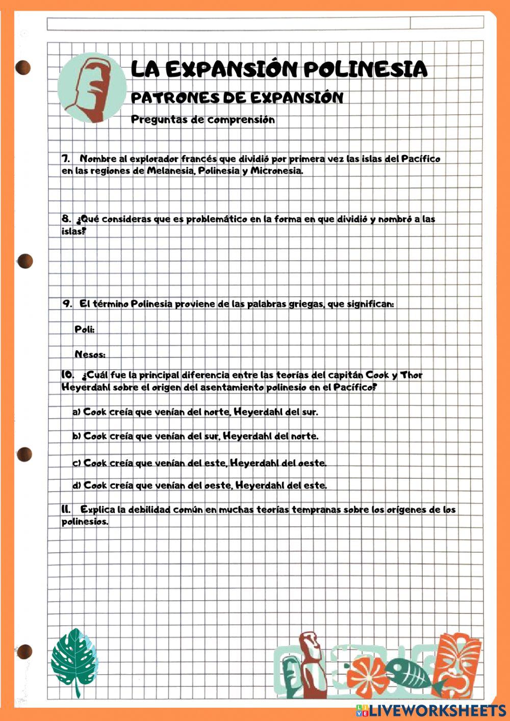 La expansión polinesia - Patrones de expansión