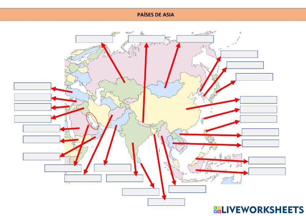 Países de asia Países de asia