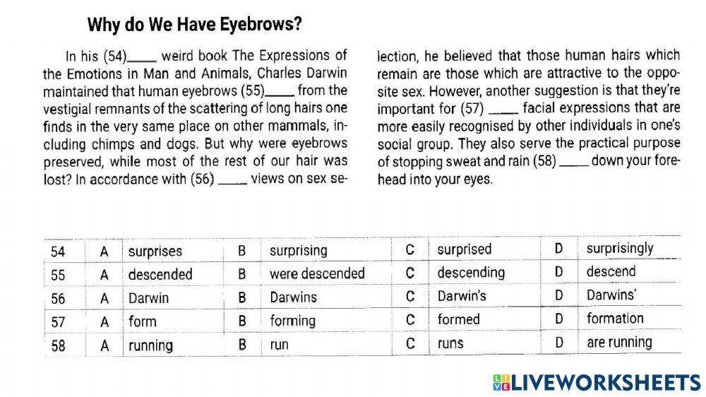 Use of English (Драб-2 Task 9)