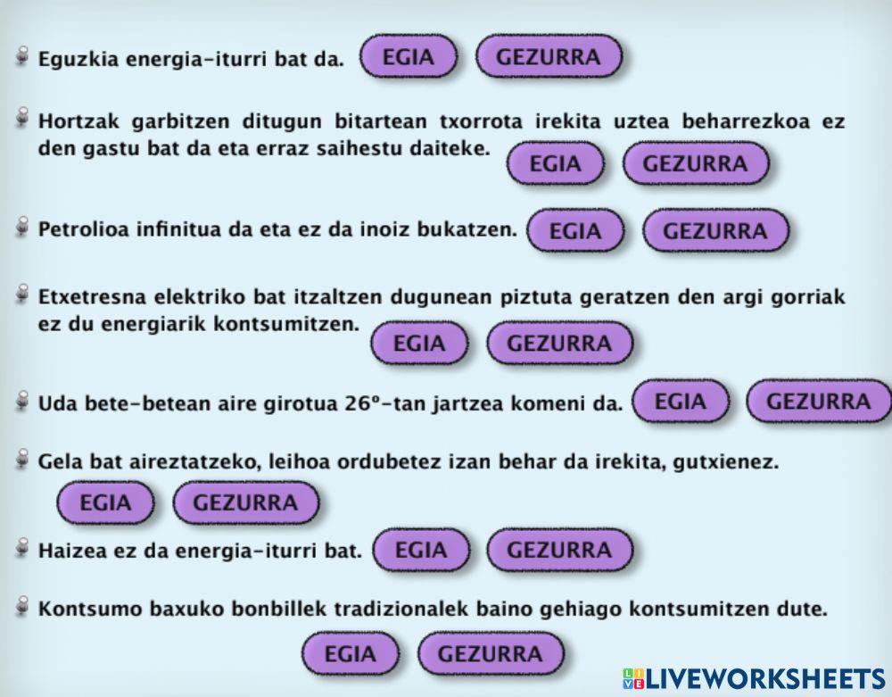 Energiaren erabilera