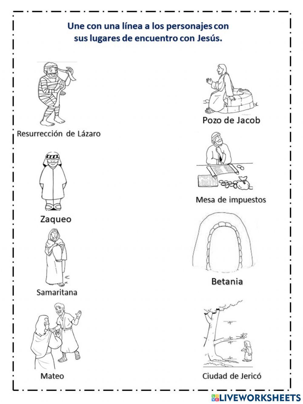 Lugares de encuentro con Jesús