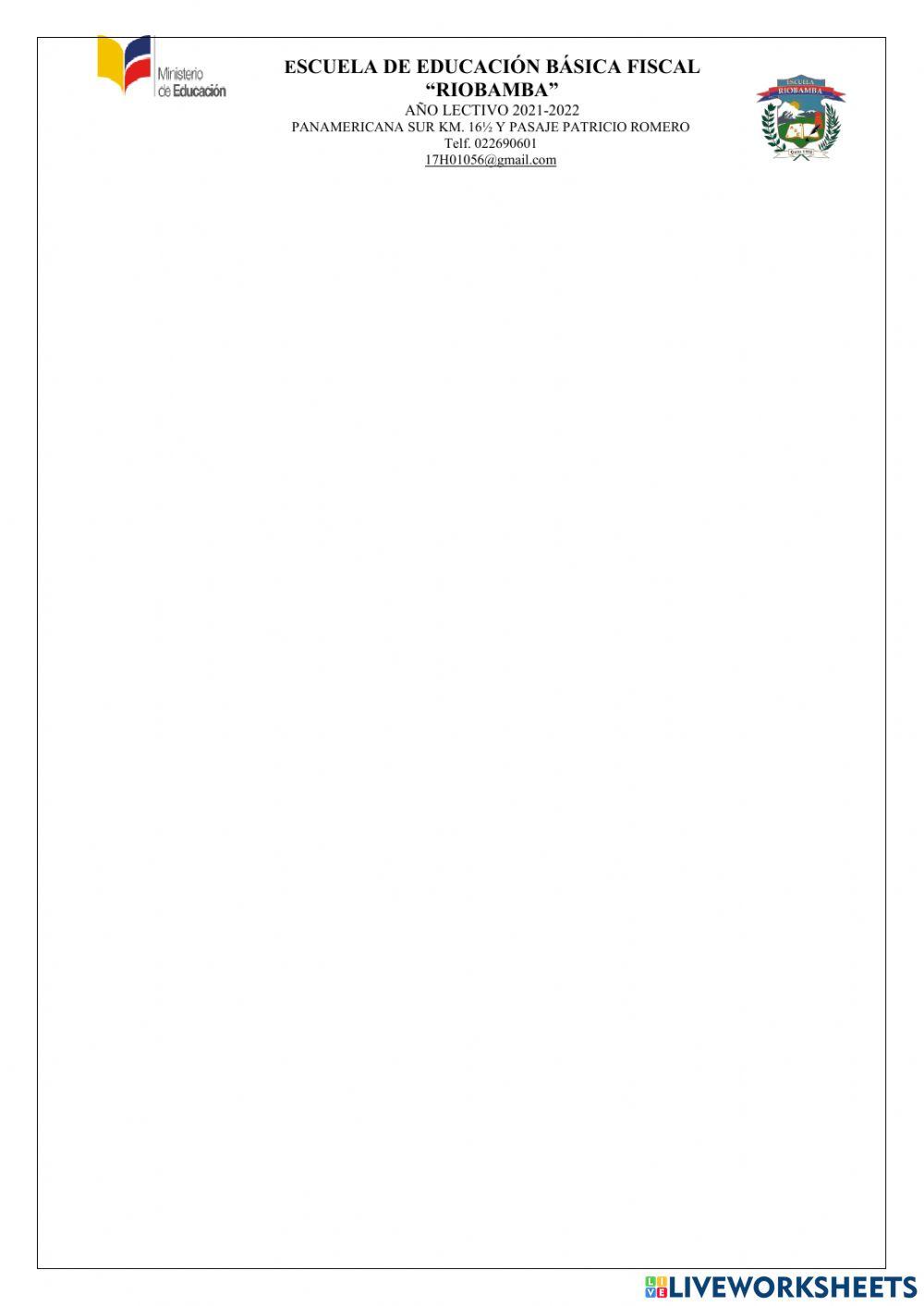 Examen lengua y literatura