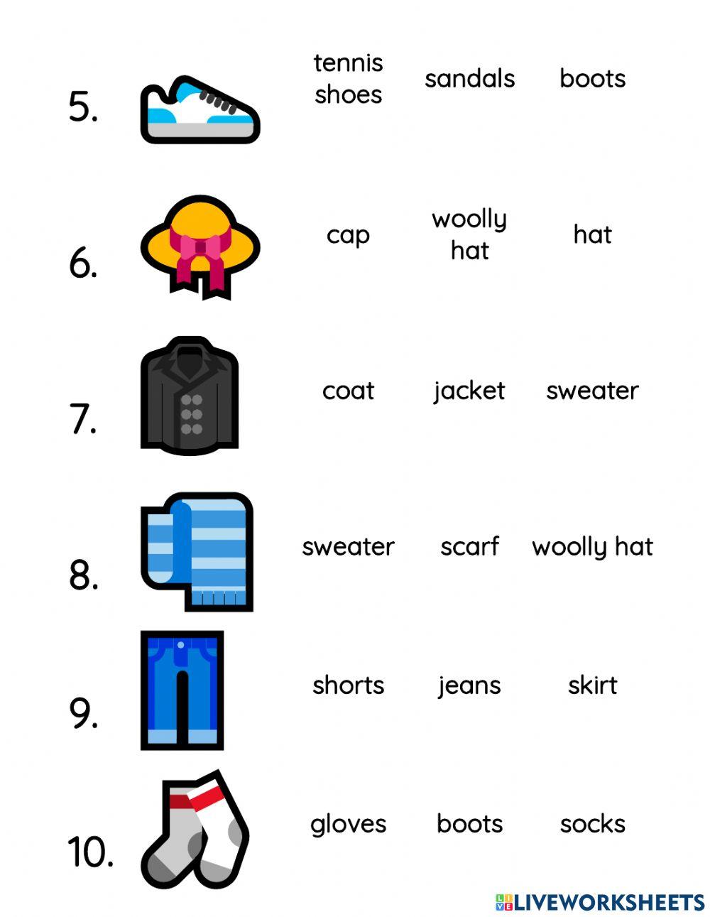 Seasons and Clothing