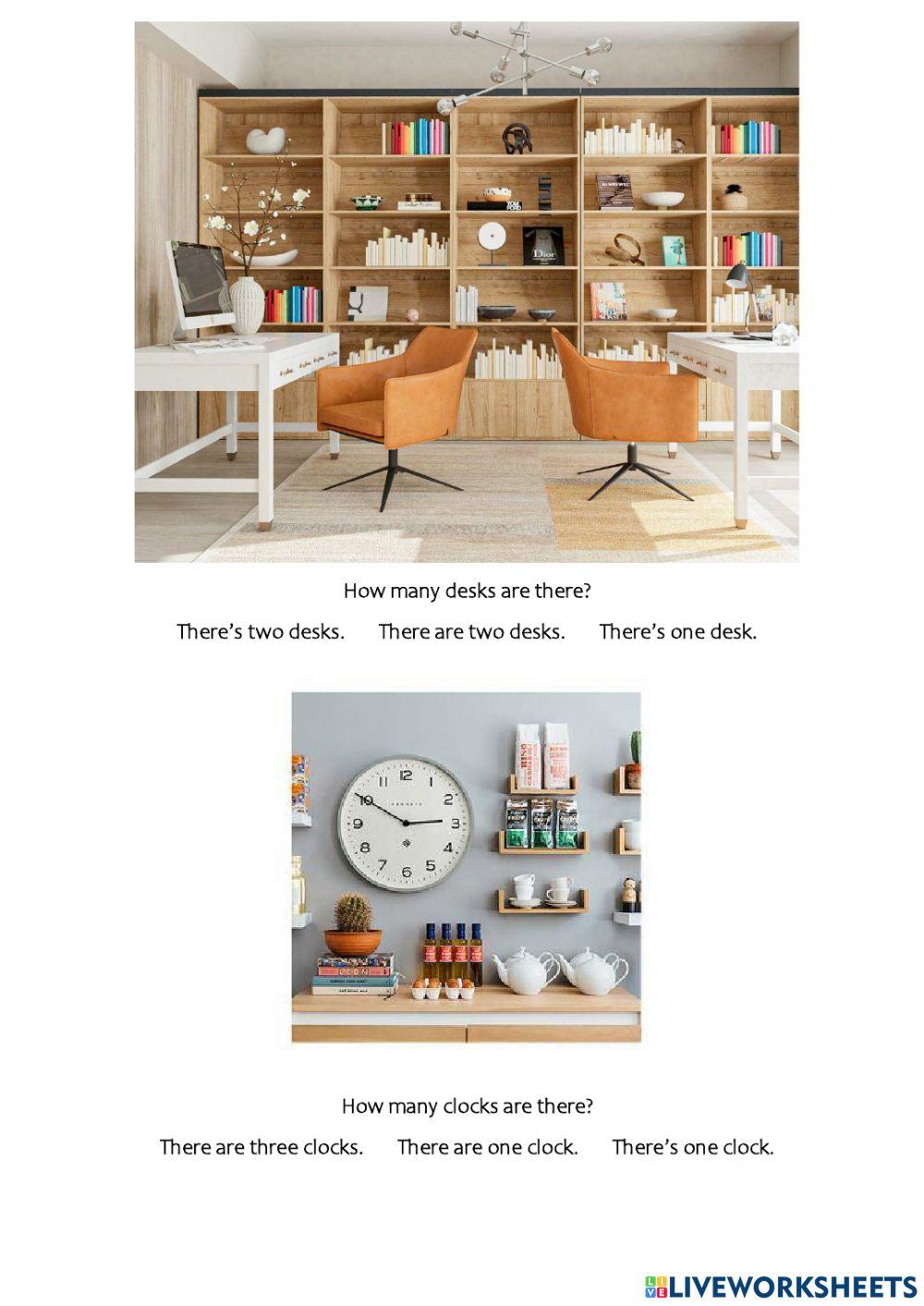 How many...? There is-are...