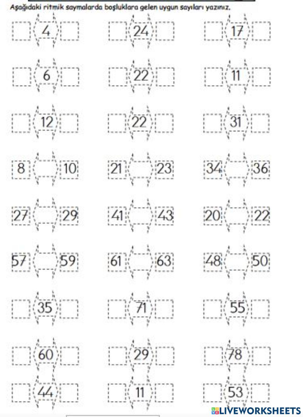 Sayıları Bulalım!!