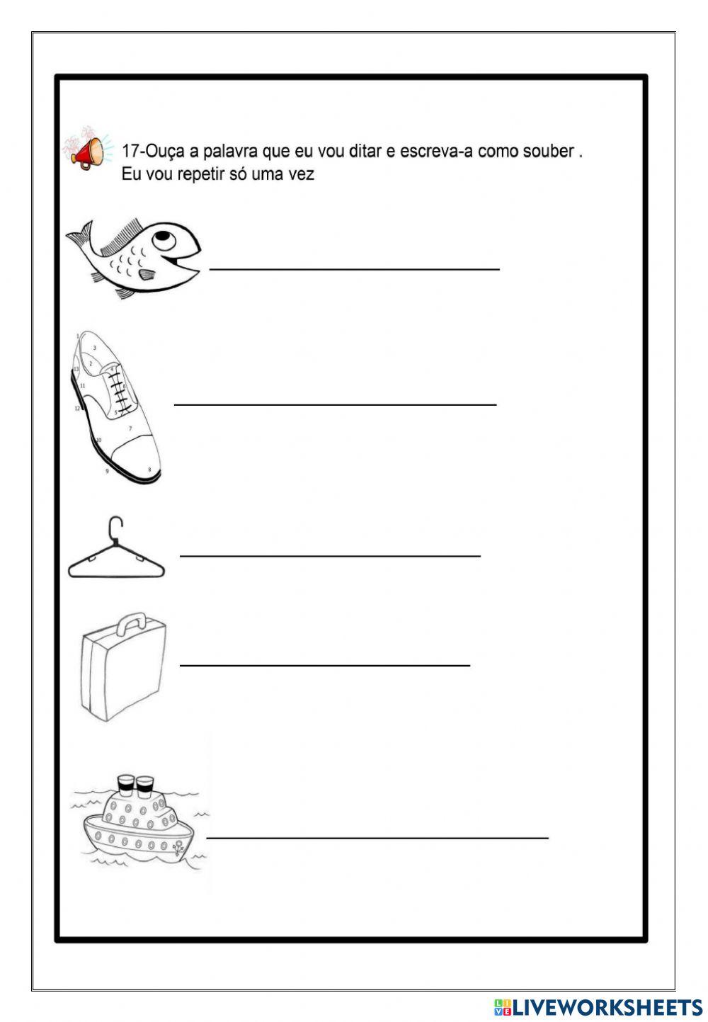 Avaliação diagnóstica língua portuguesa