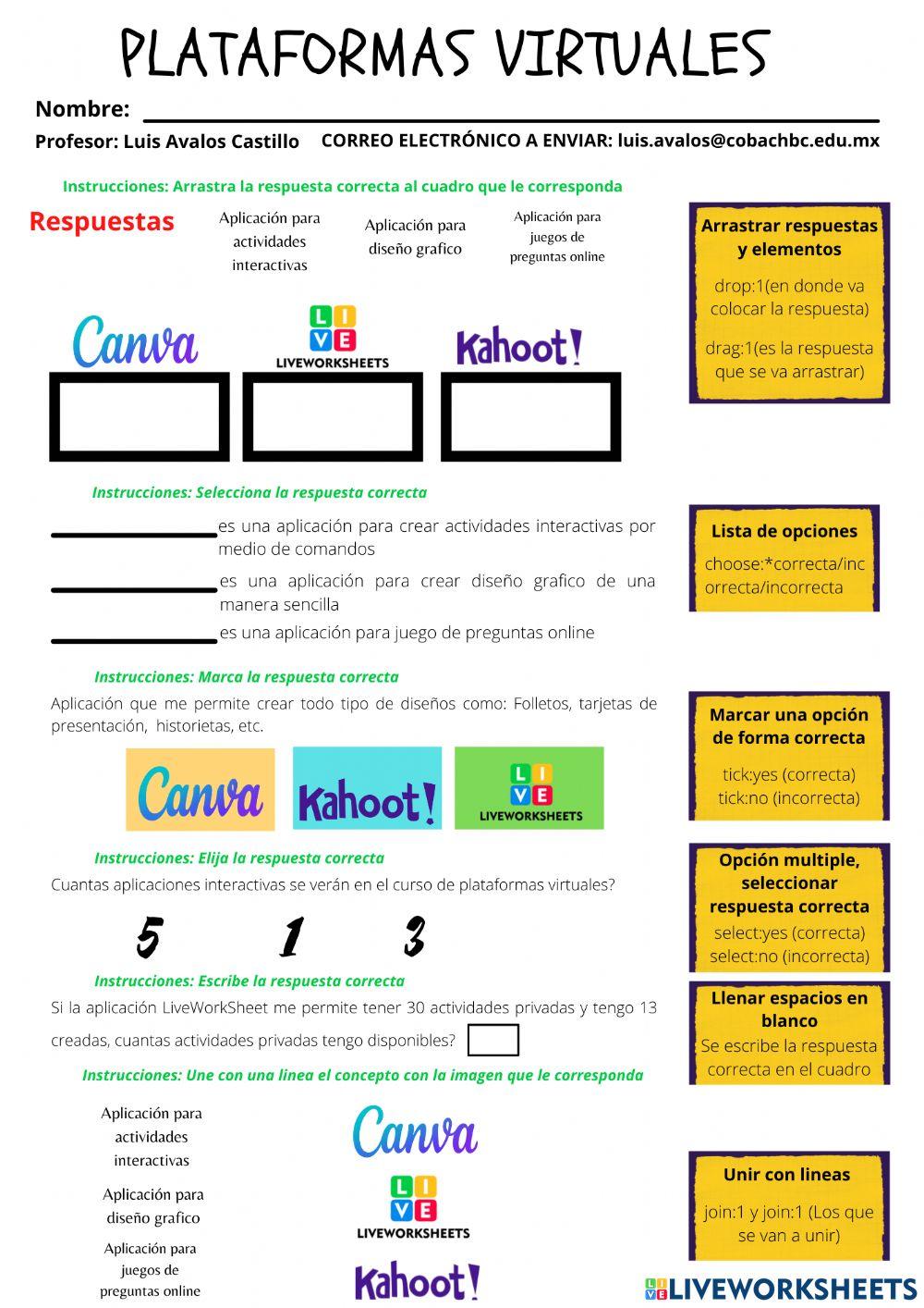 actividad 1 - plataformas virtuales