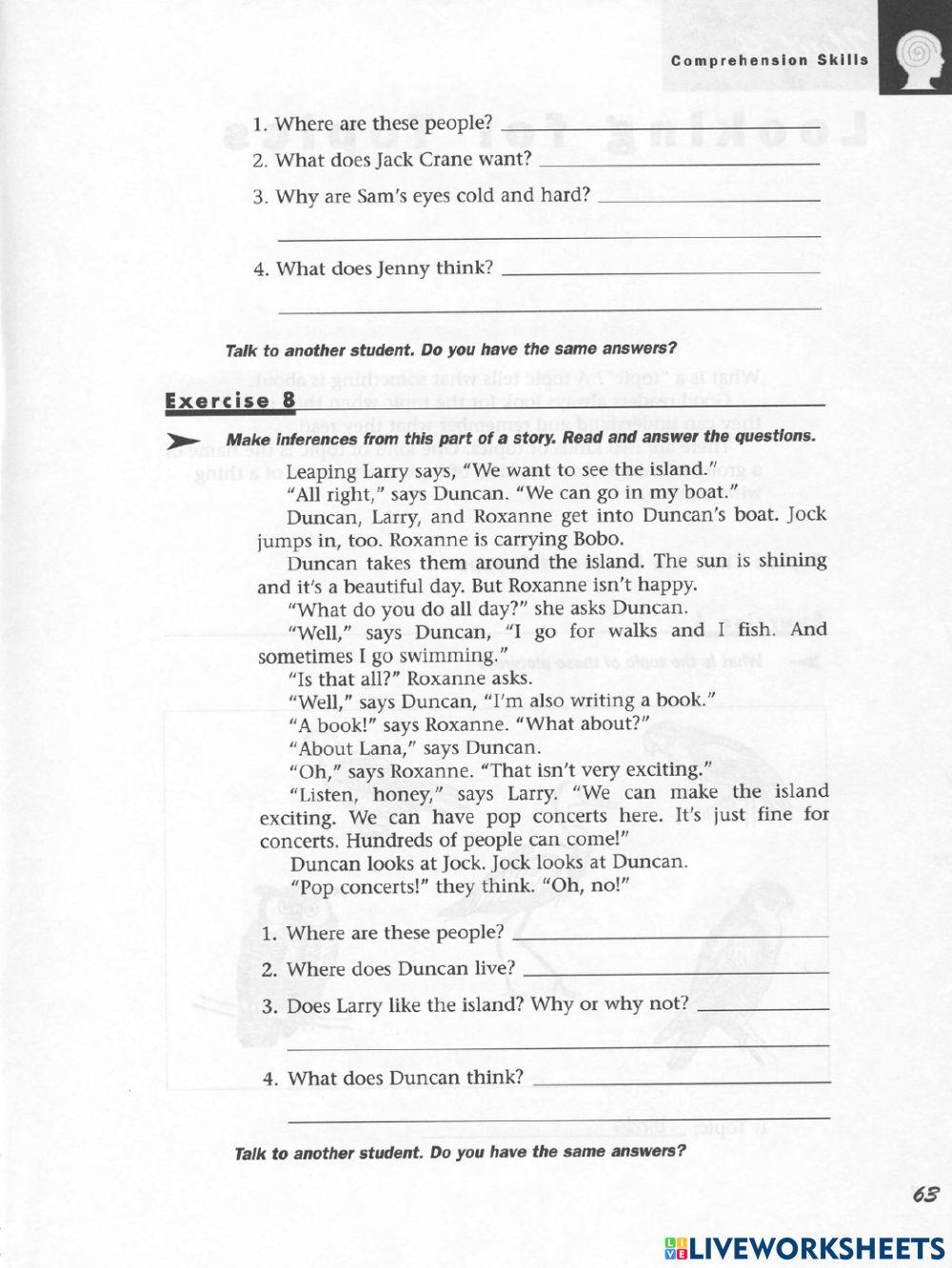 Making inferences guide 4