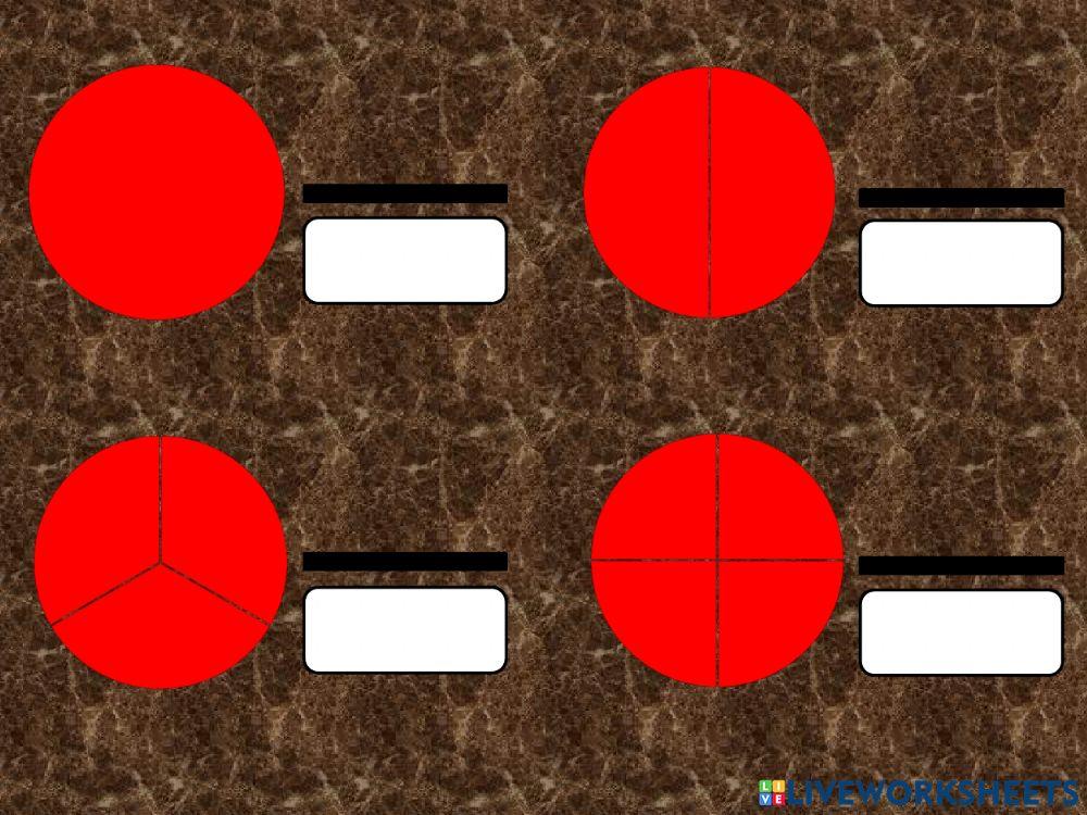 Fractions - denominator Fractions - denominator