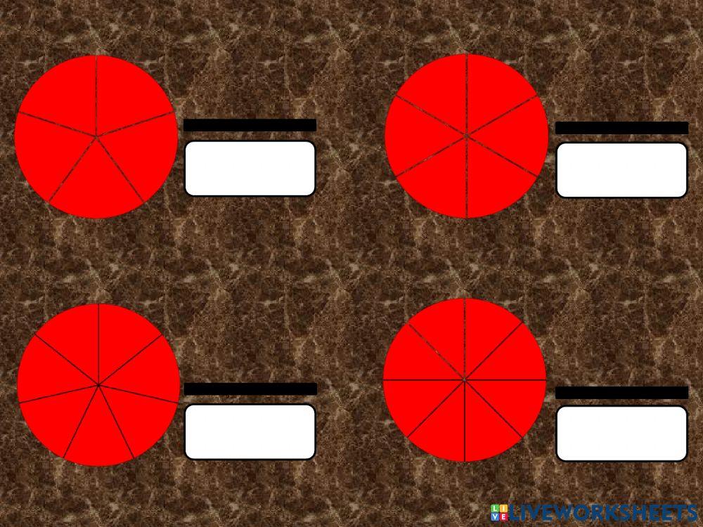 Fractions - denominator Fractions - denominator