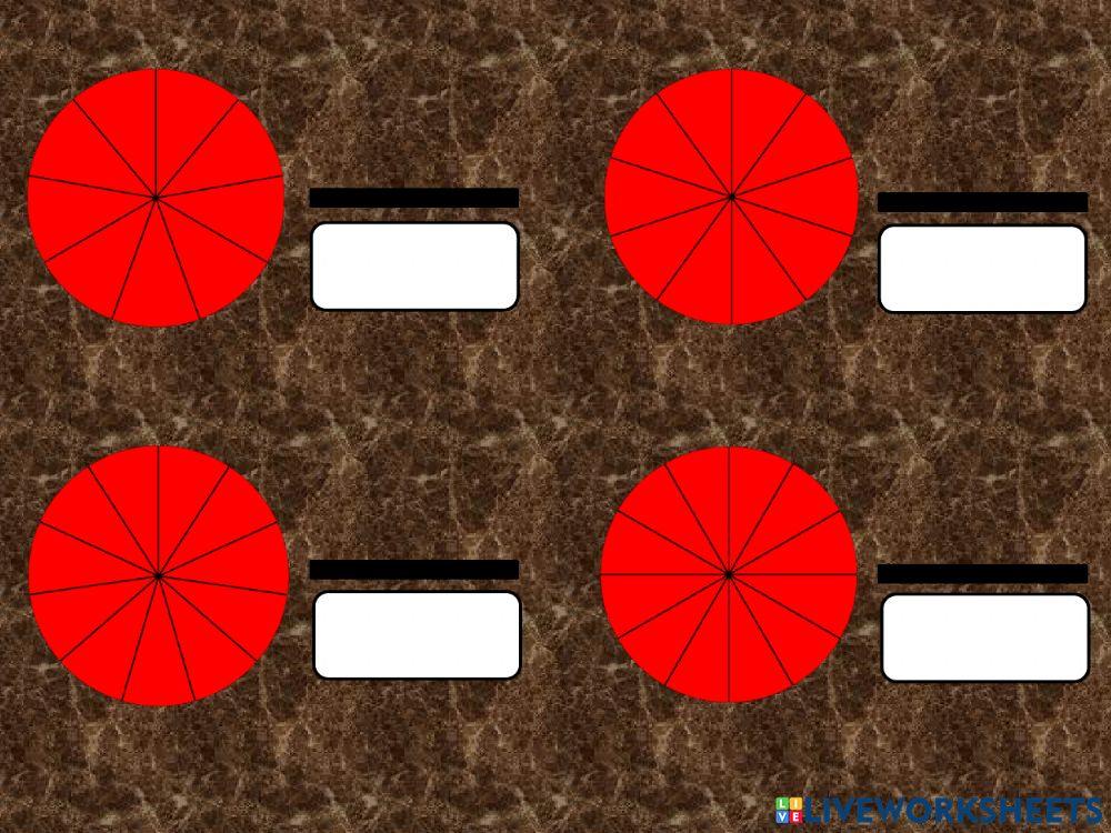 Fractions - denominator Fractions - denominator