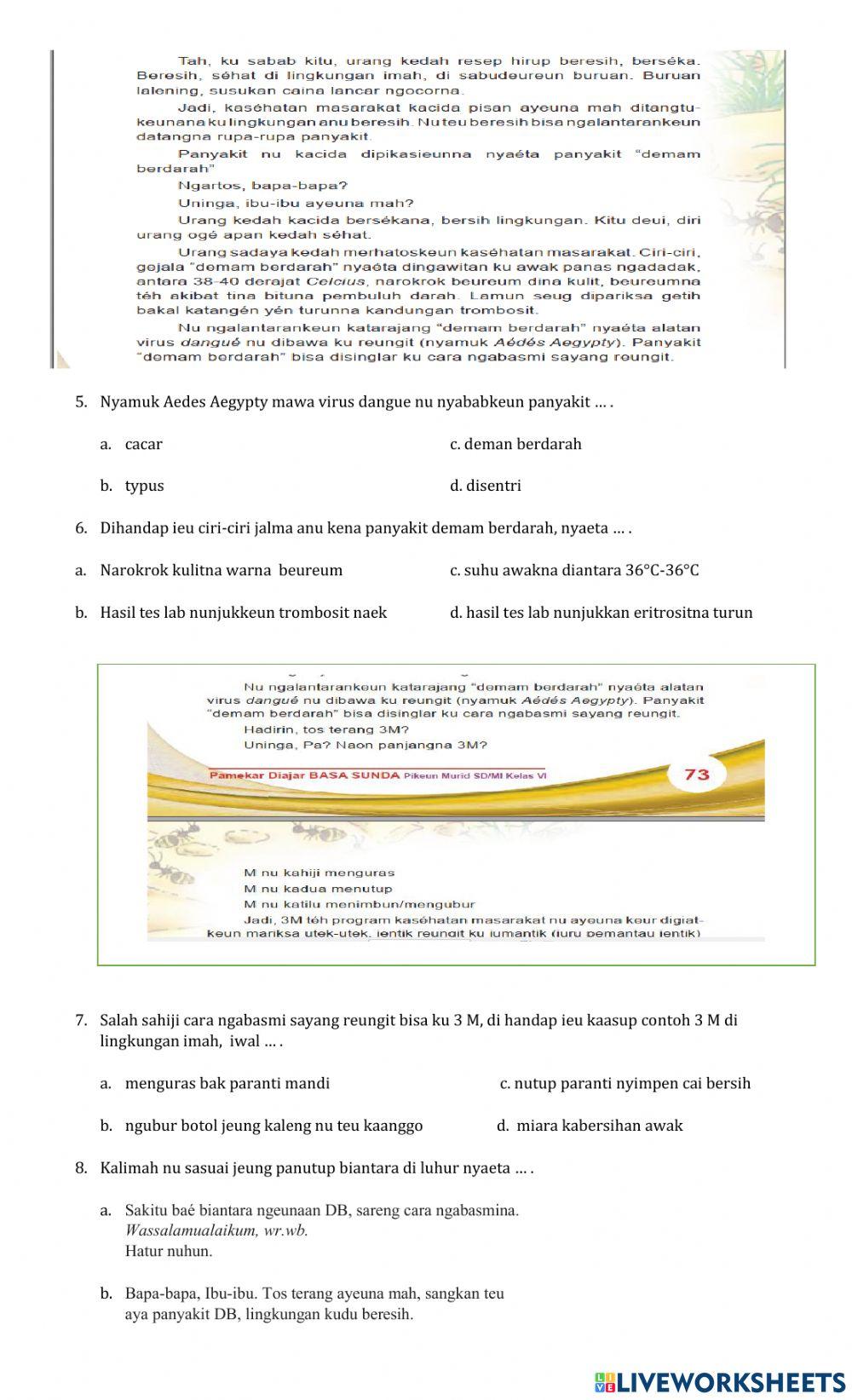 Bahasa Sunda Kelas 6 Biantara