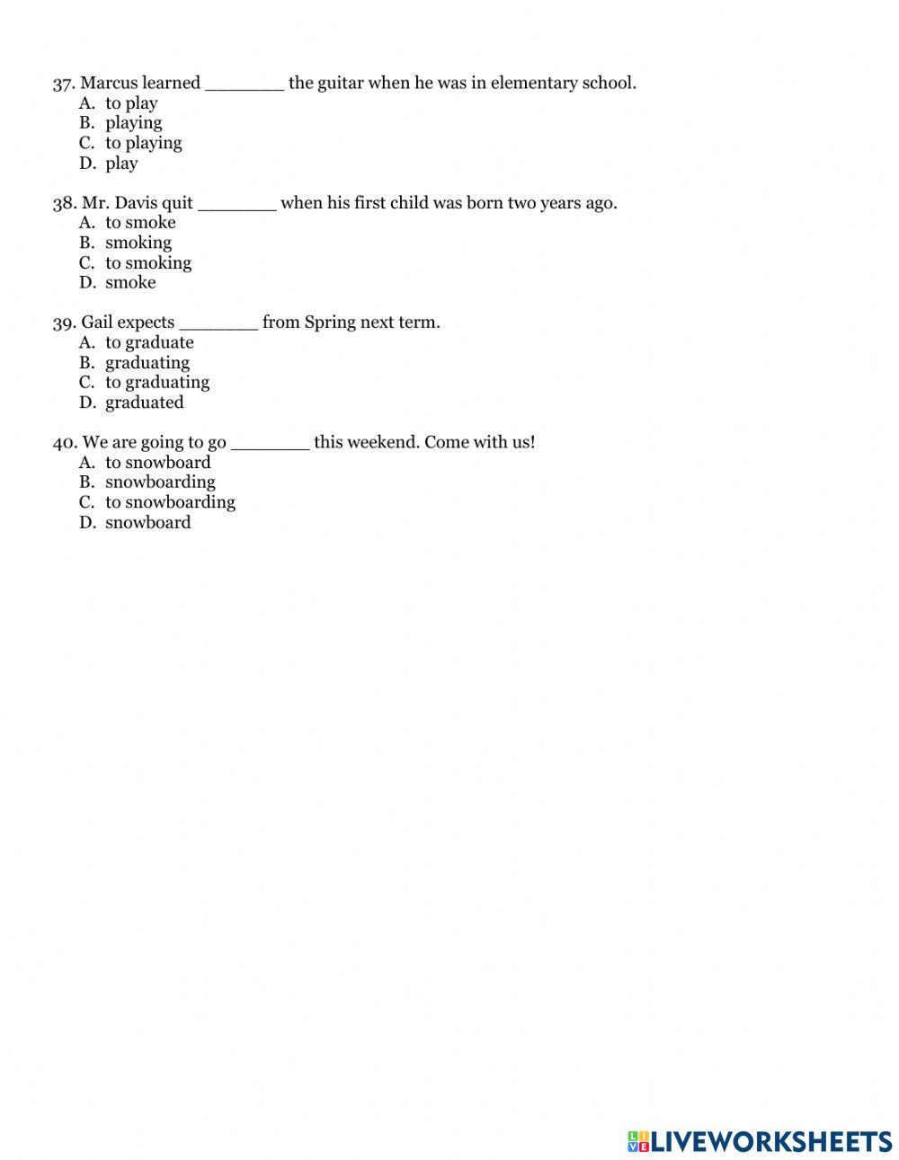 Ifl entrance examination 14