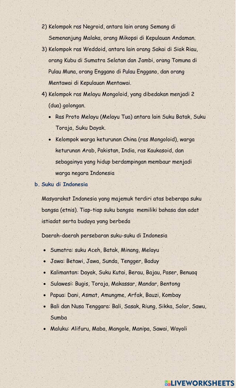 Keragaman sosial budaya