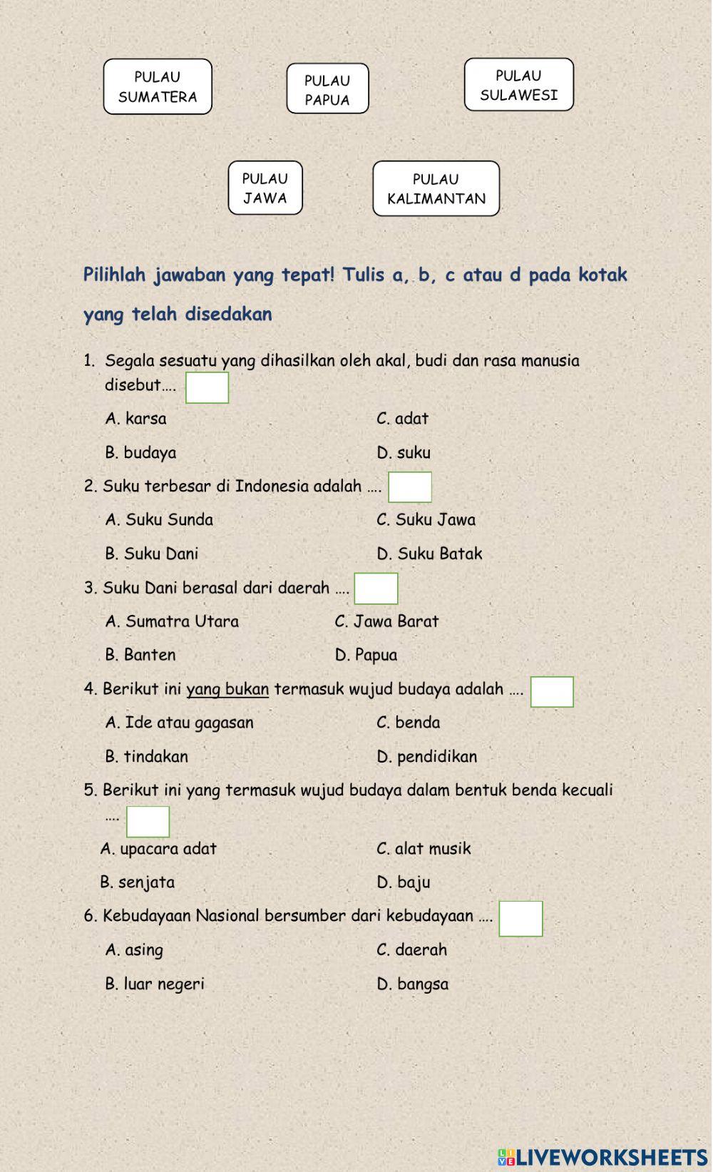 Keragaman sosial budaya