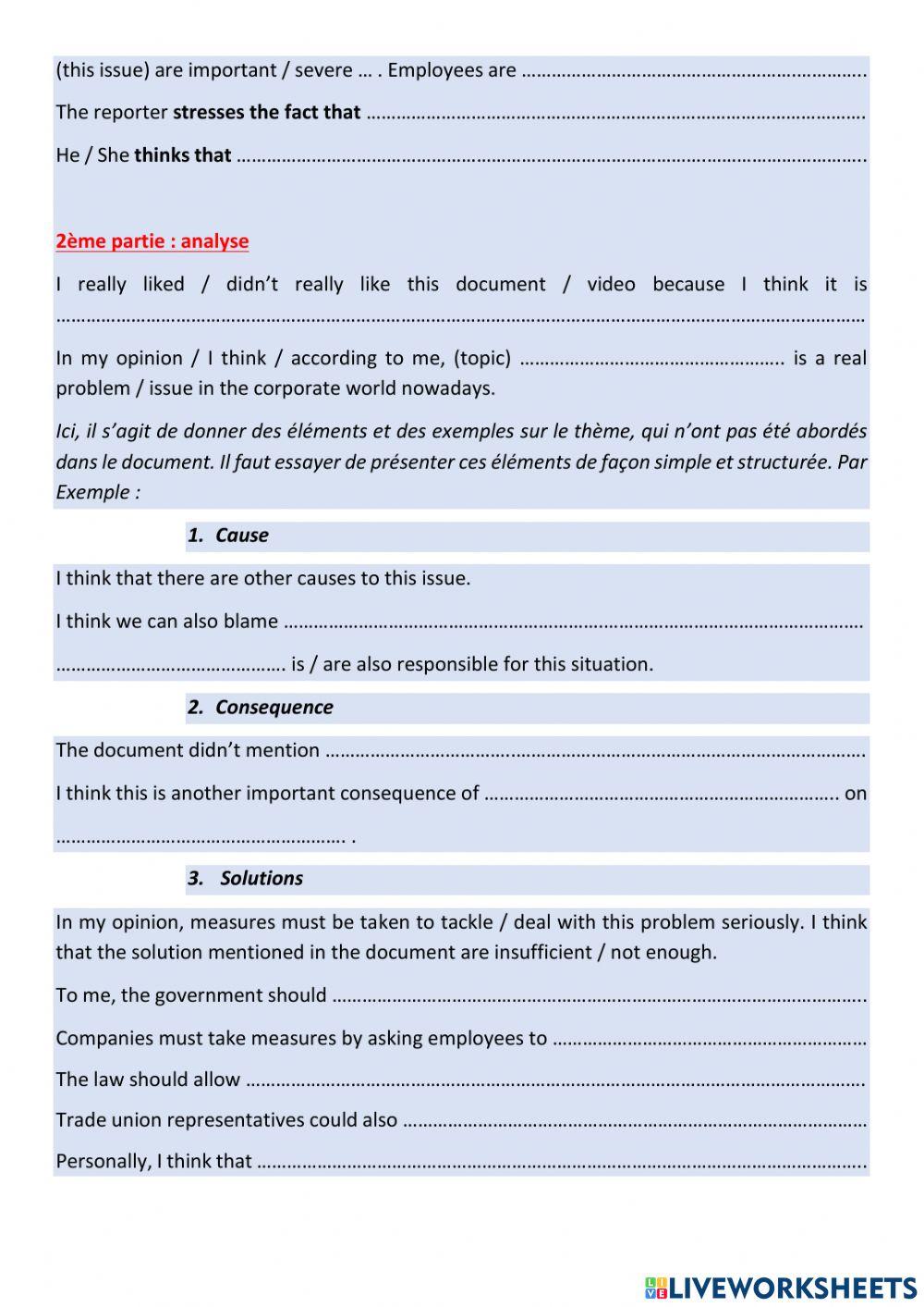 BTS methologie expression orale