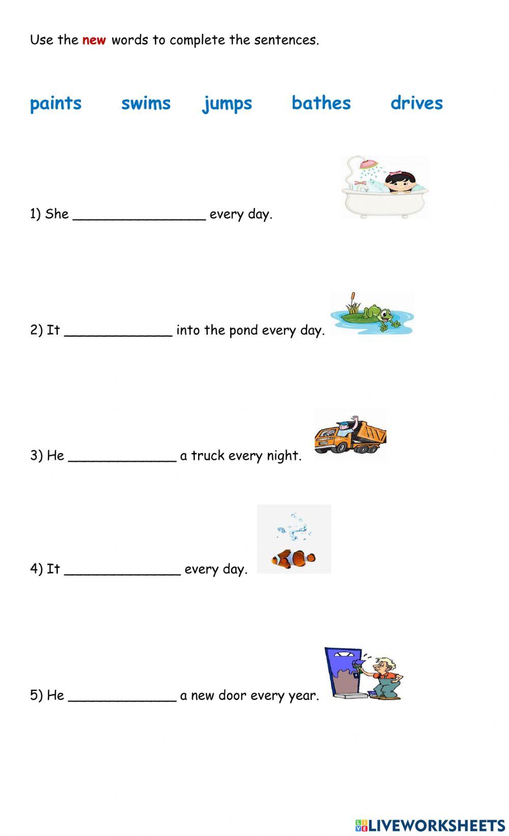 Word Study habitual tense 3