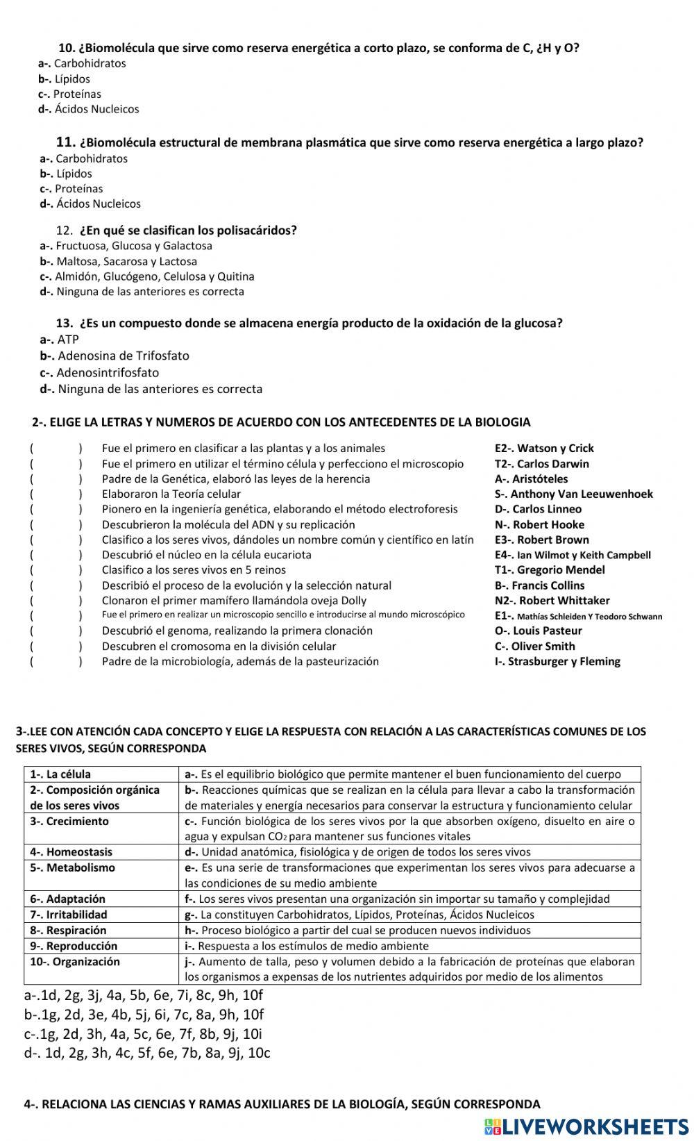 Examen parcial 1 biol