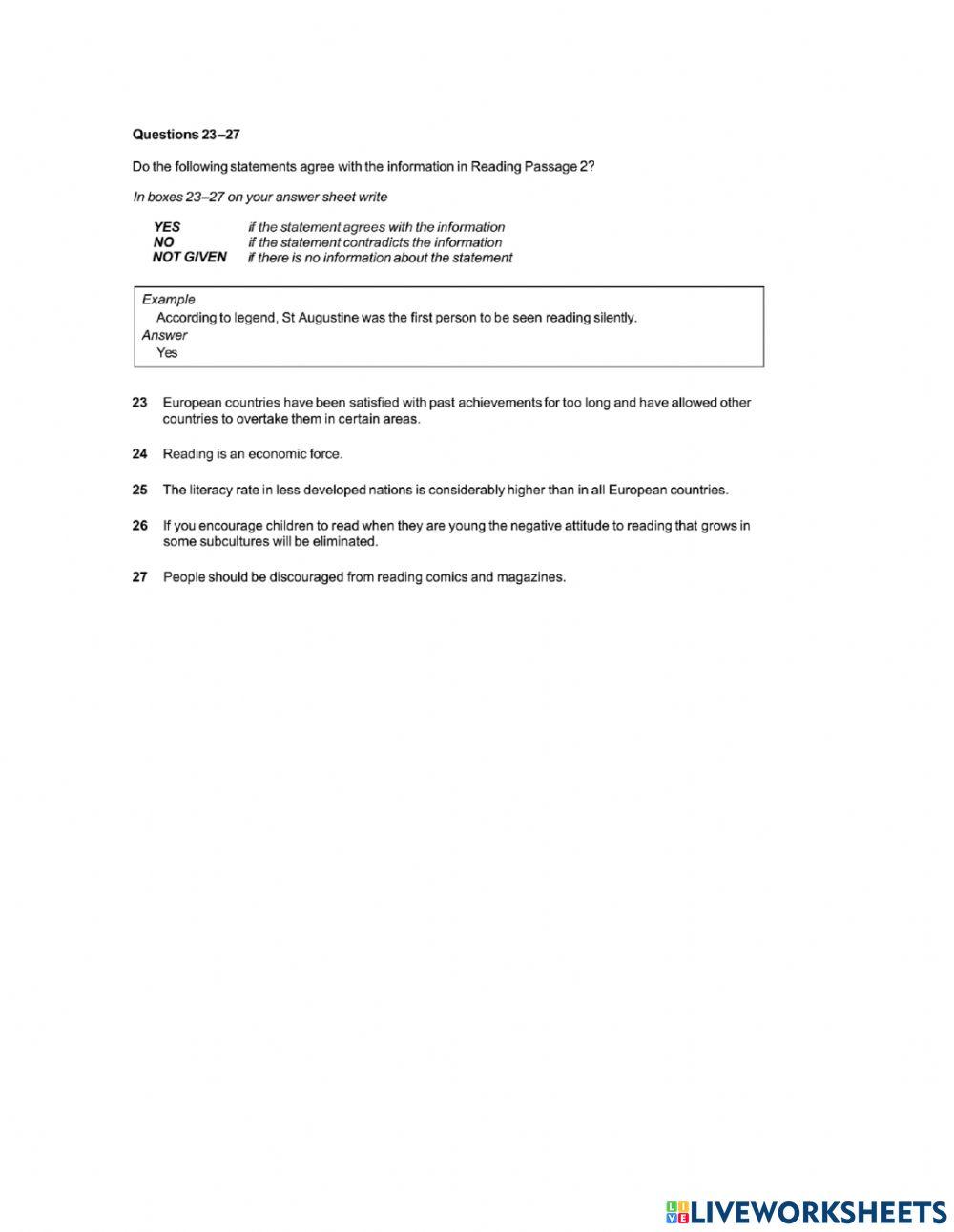 Reading Practice 4 Unit 2