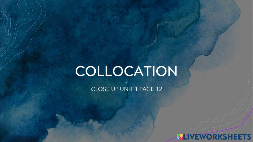 Close up unit 1 vocabulary