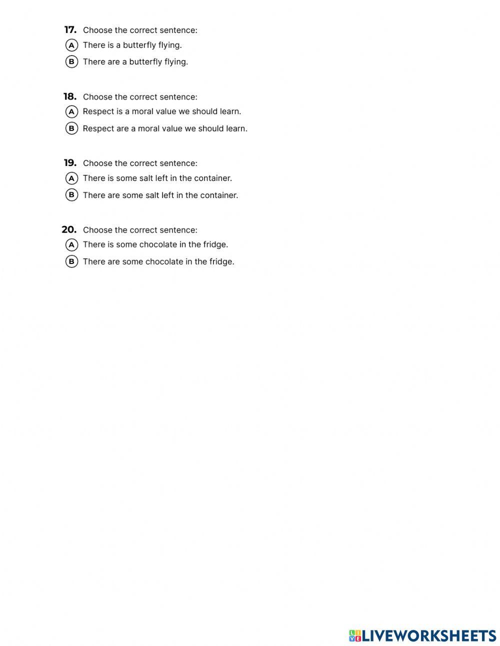 Countable and Uncountable nouns