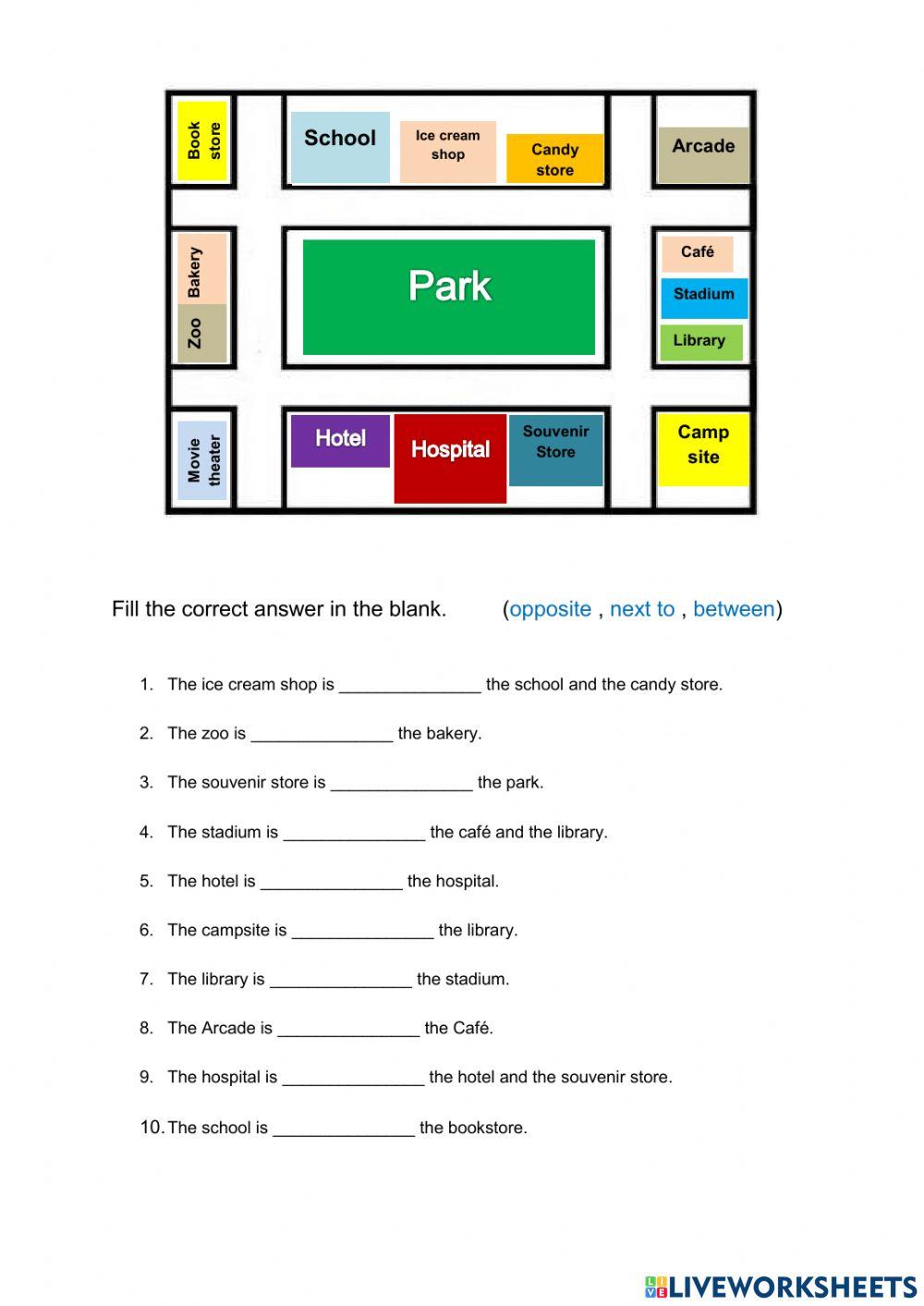 Preposition of Place
