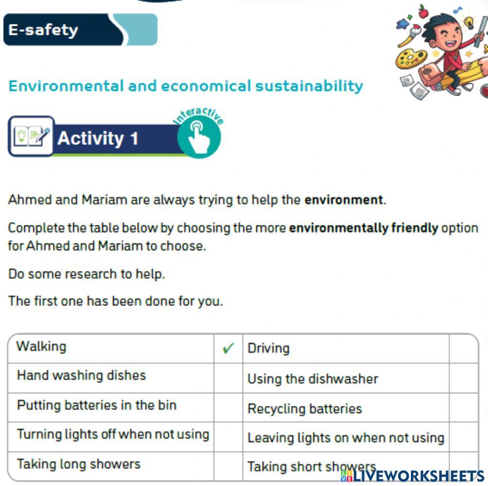 G5- U4-Activity 1 (E-safety)