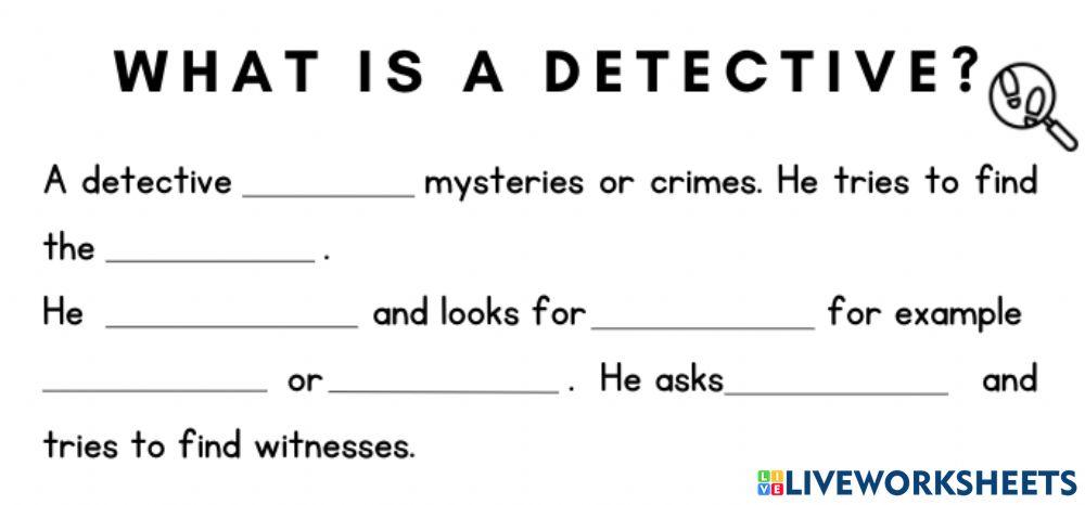 What is a detective