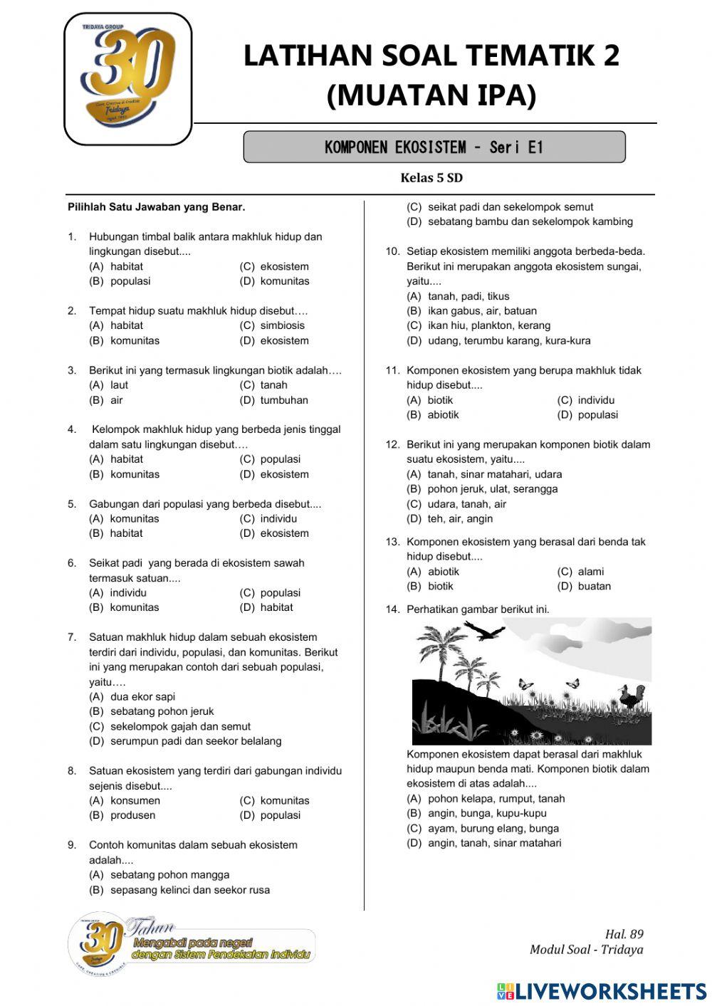Keseimbangan Ekosistem