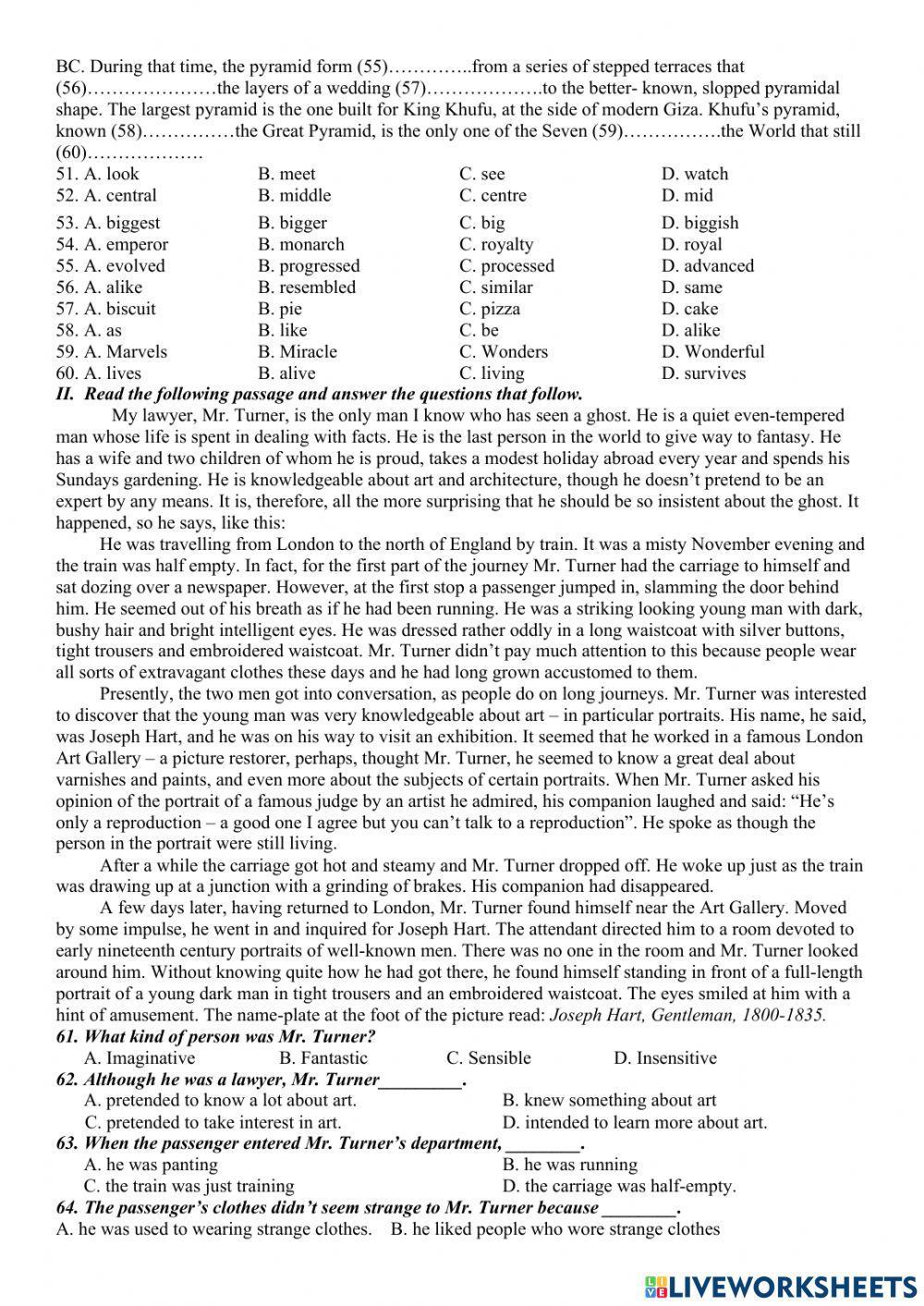 Đề thi học sinh giỏi lớp 10