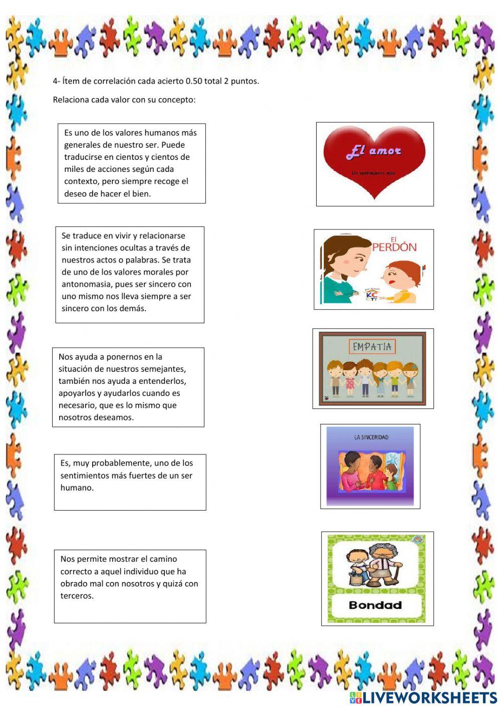Evaluación quimestral