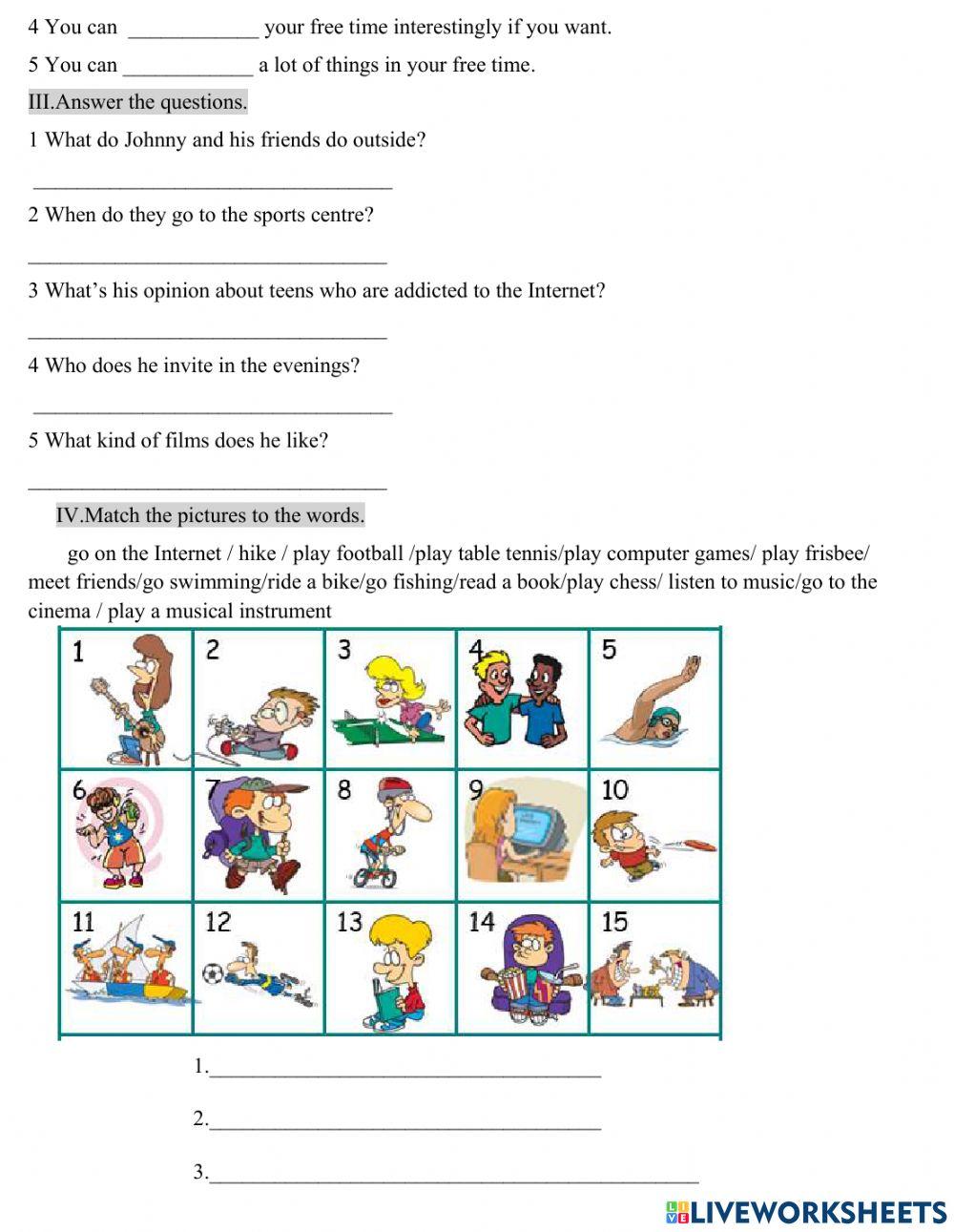 Leisure Time Reading