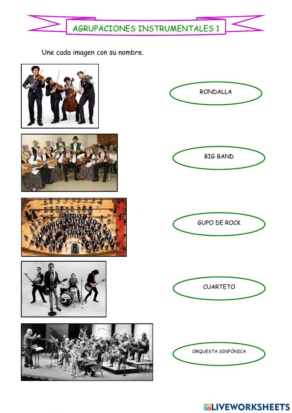 Agrupaciones instrumentales 1