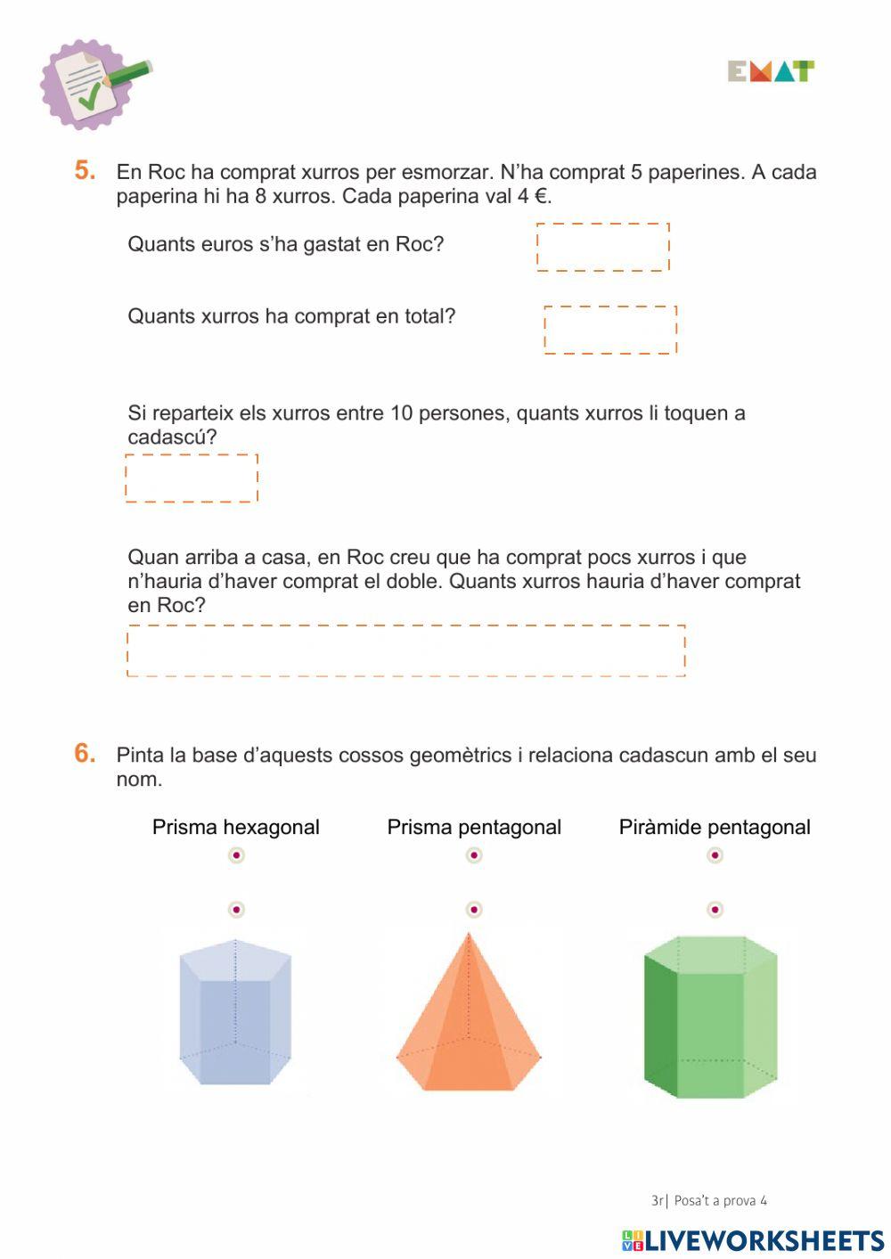 Posa't a prova 4-3. EMAT4