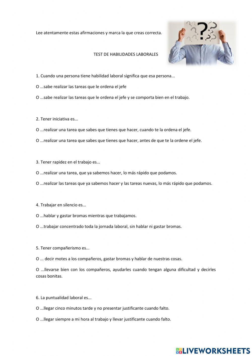 Tst habilidades laborales