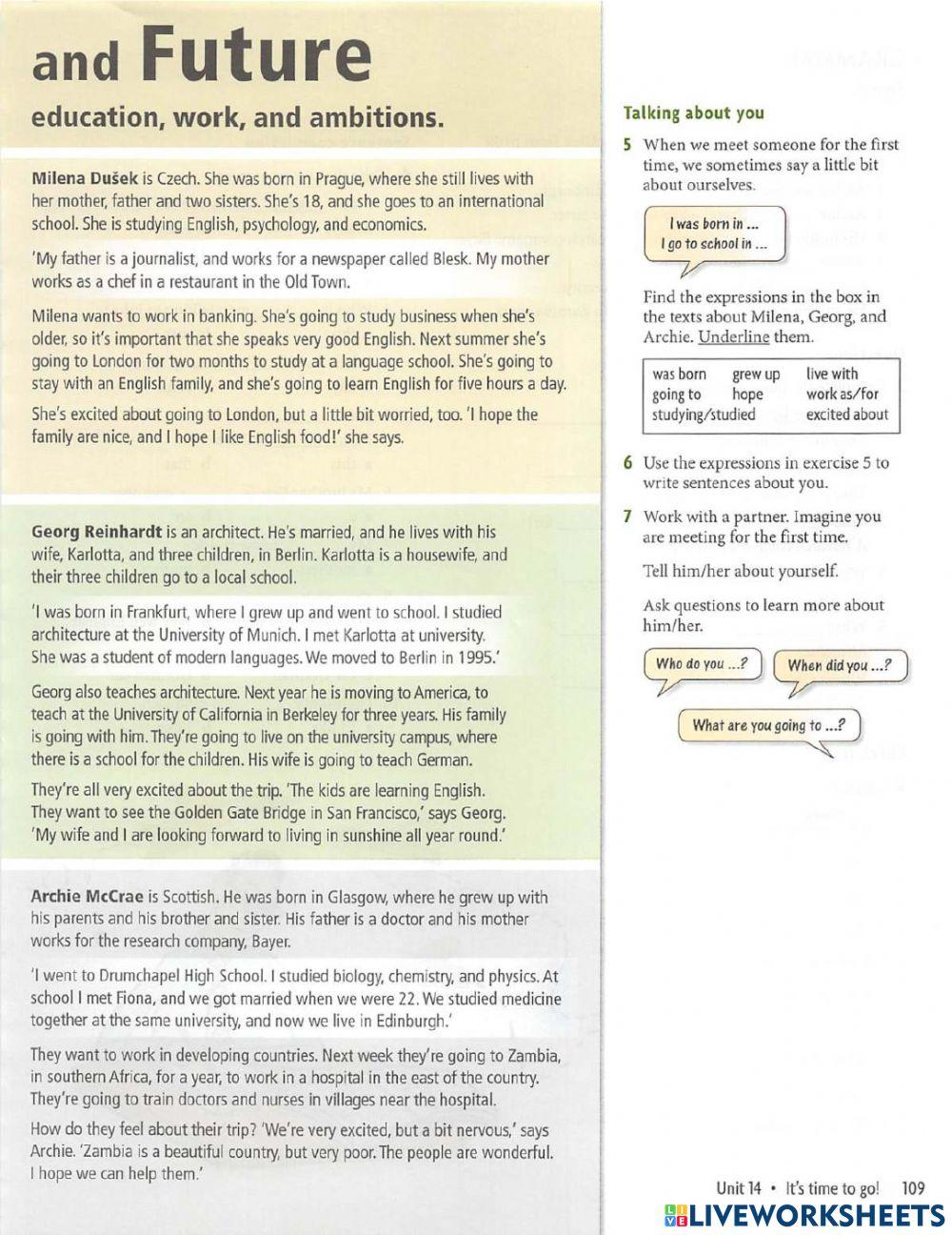 Unit 14 New Headway plus Beginners with audio