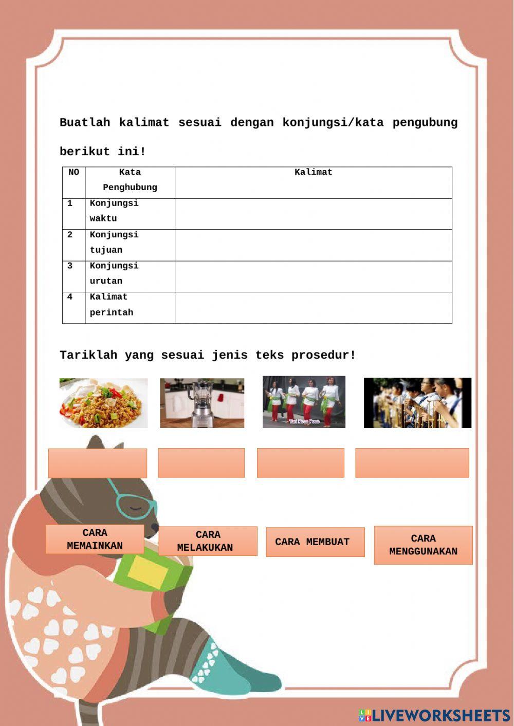 Lkpd struktur teks prosedur