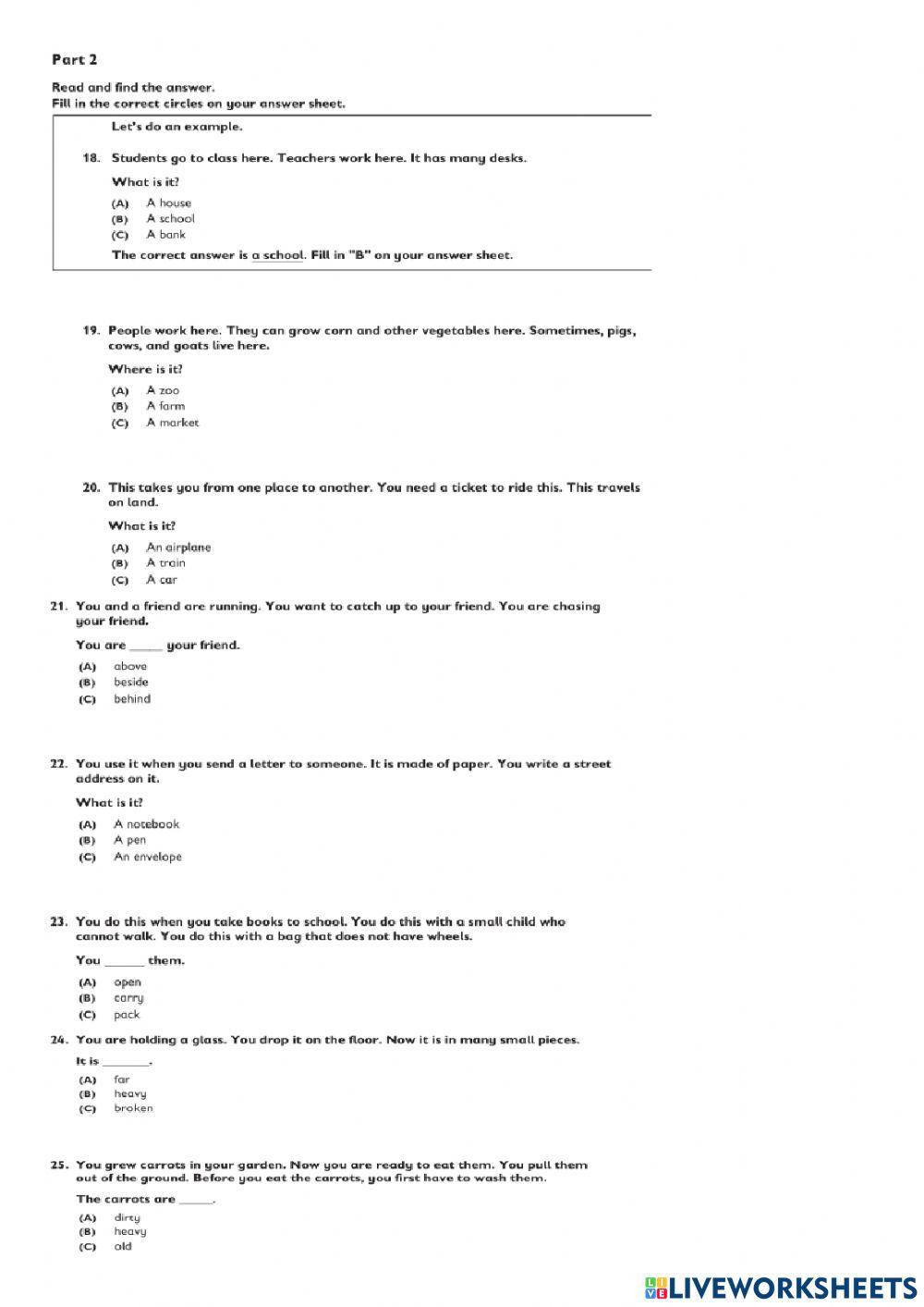Teacher Jennifer TPS1 sample test