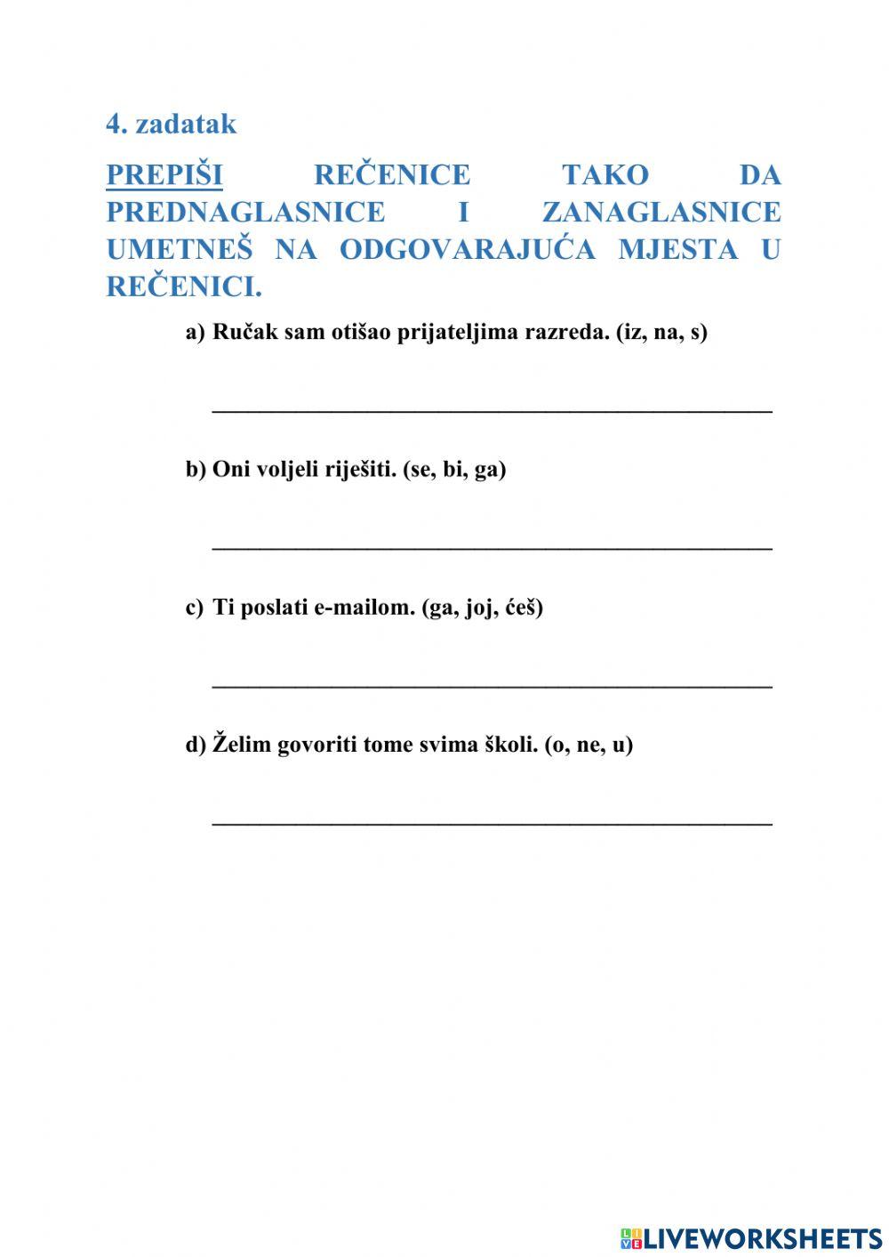 Red riječi u rečenici - 7.