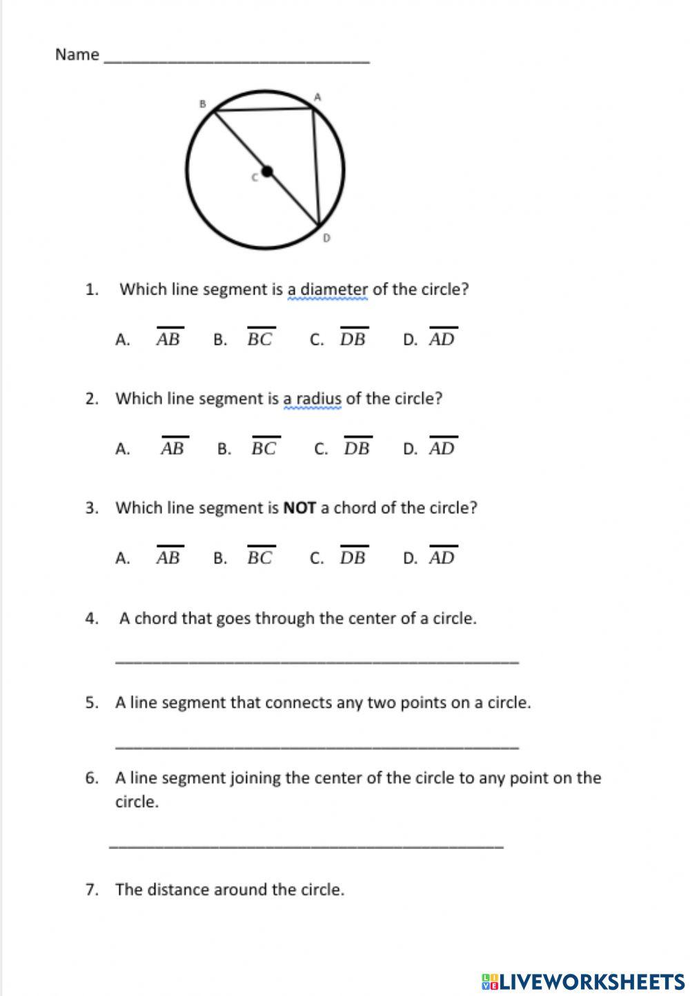 Circle Exit ticket