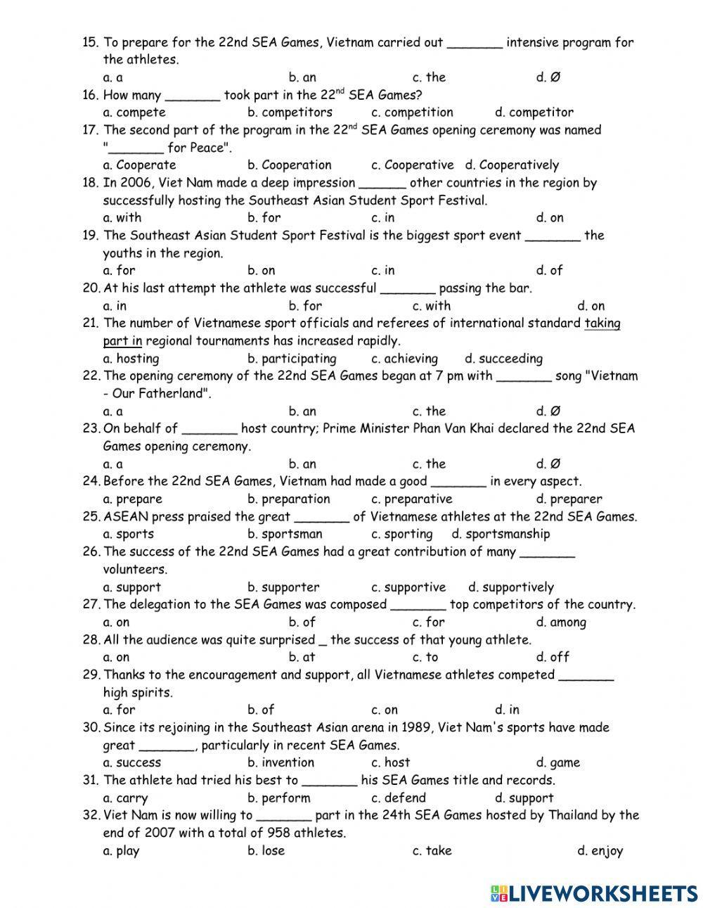 Bee Grade 12 - Unit 13