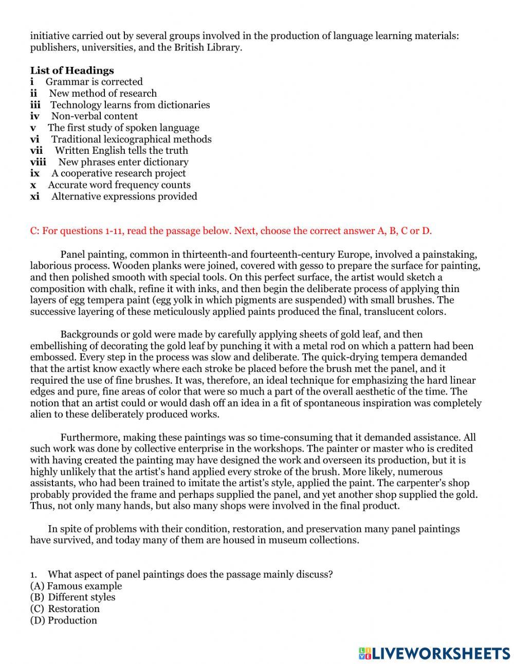 Ifl entrance examination 14