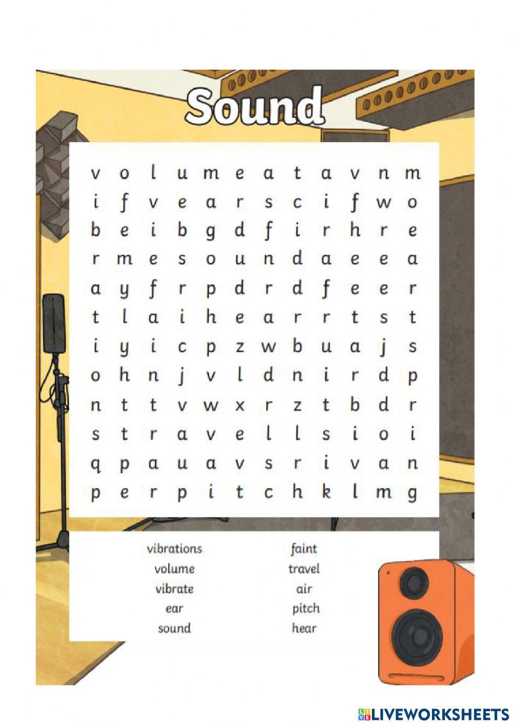 Sound Word Search