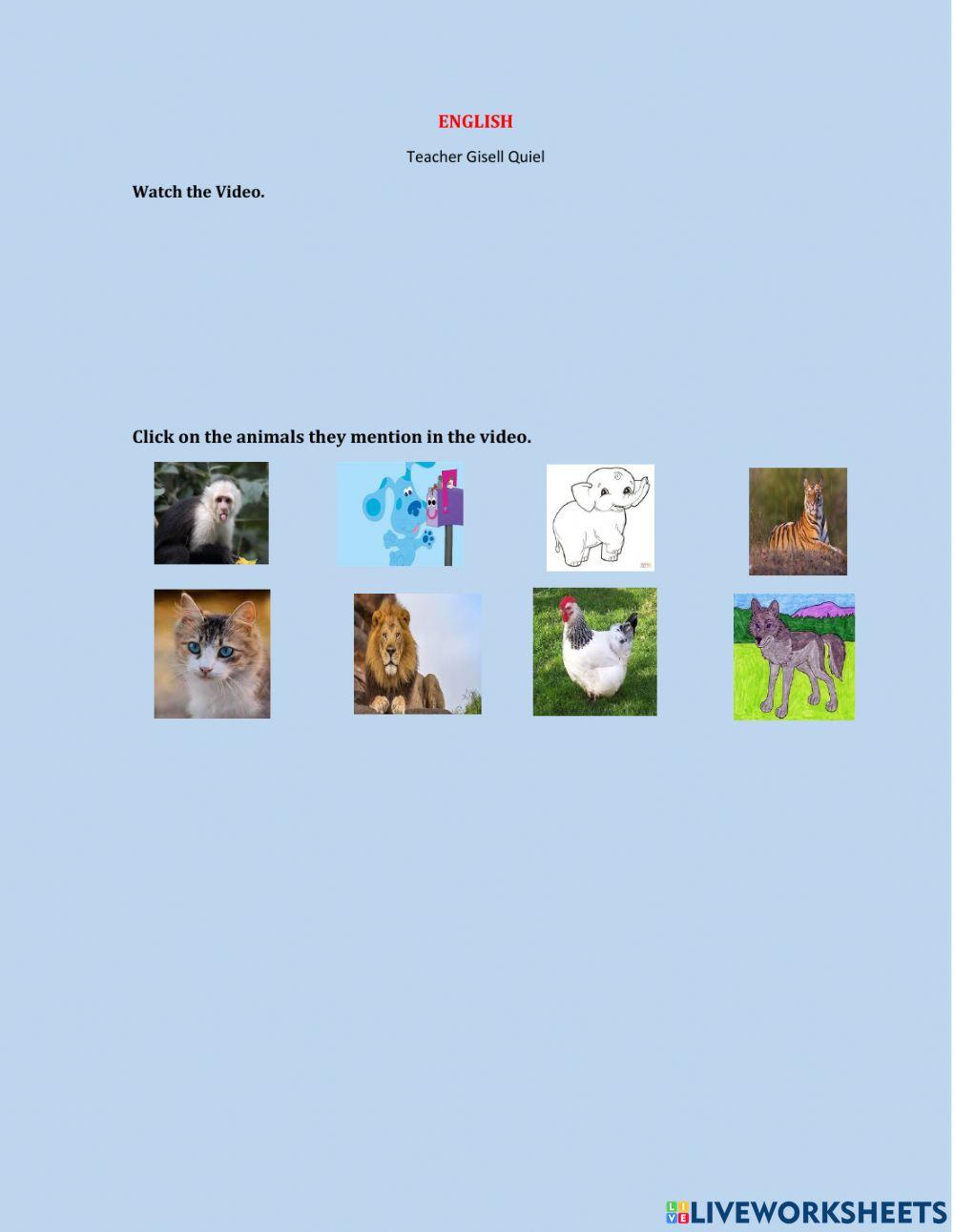How To Get Free Points On Wild Animals Online Wild animals online exercise for 1 | Live Worksheets